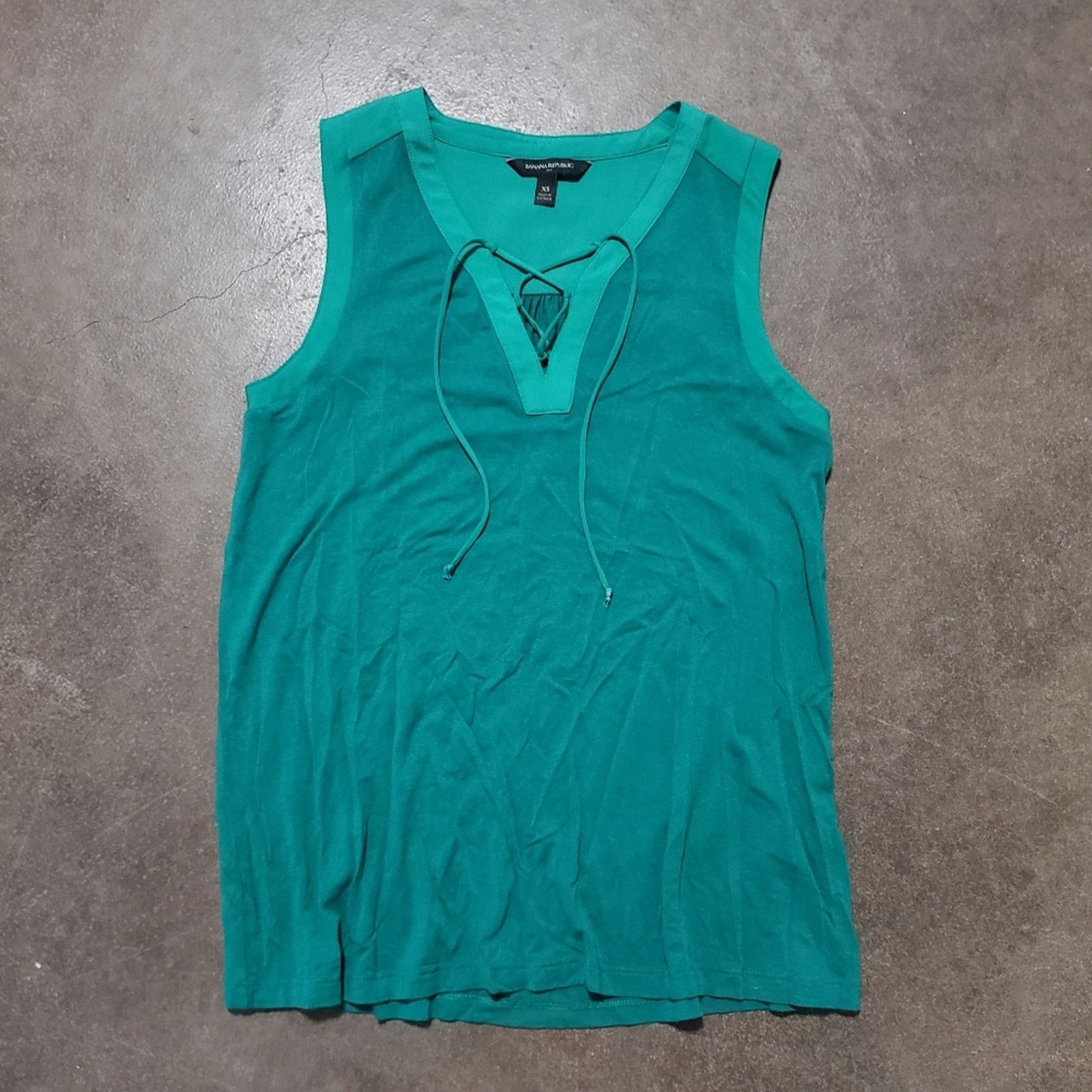 Banana Republic Teal Green | BANANA REPUBLIC | Dressy Tank Size XS / US 0-2 / IT 36-38 - 1 Thumbnail