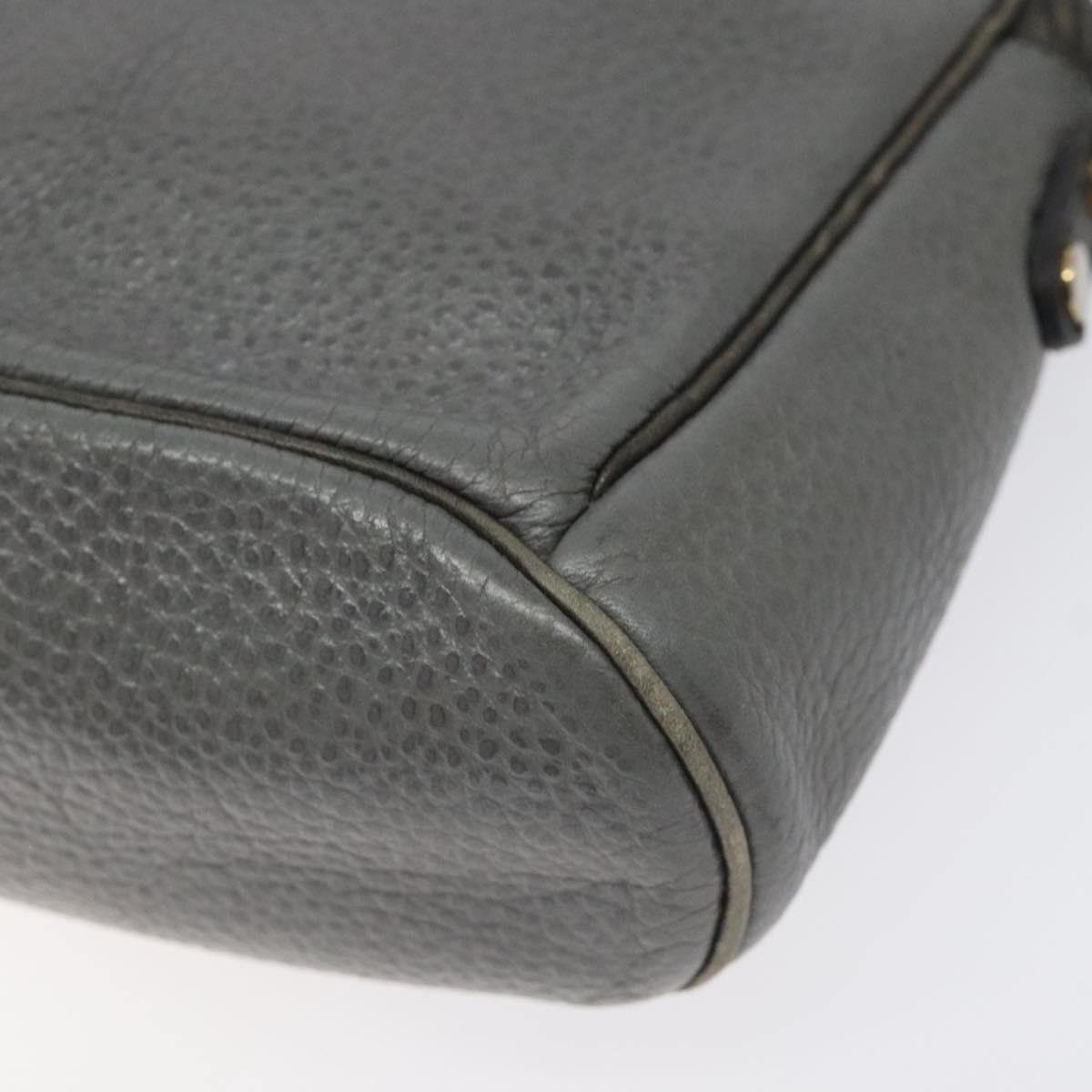 Dior DIOR Shoulder Bag Leather Gray Gold Size ONE SIZE - 12 Thumbnail