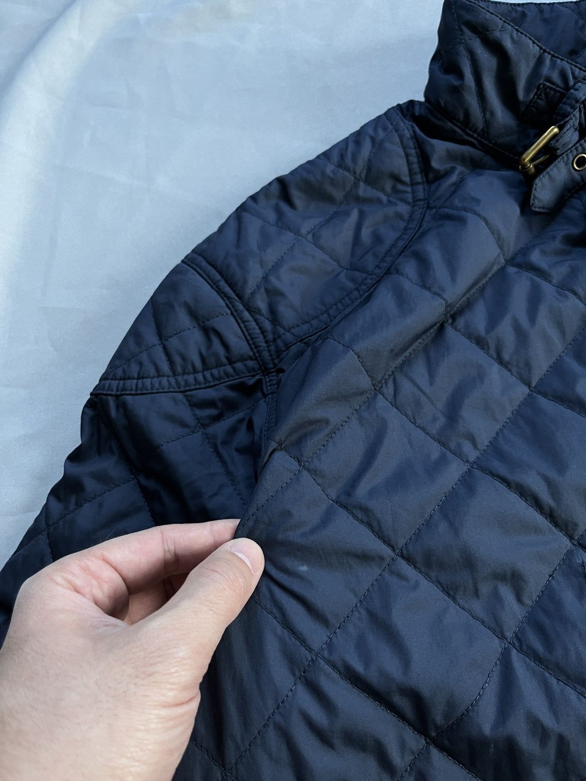 Polo Ralph Lauren PRL Blue Quilted Light Jacket Size US XL / EU 56 / 4 - 8 Thumbnail