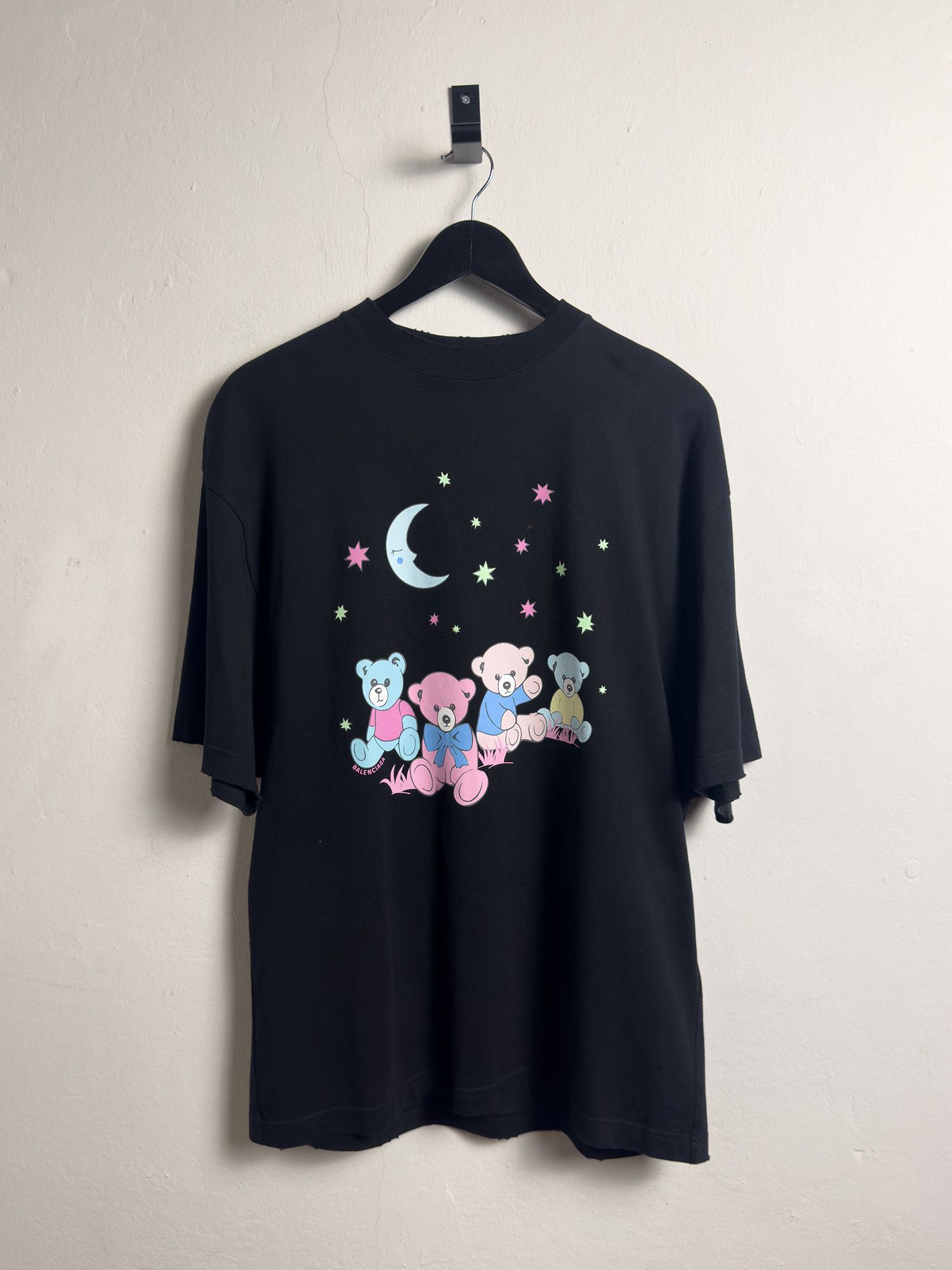 BALENCIAGA クマ LOVE BEAR Tシャツ ブラック BALENCIAGA Love Bear Print Tee Black – STEALPLUG KL