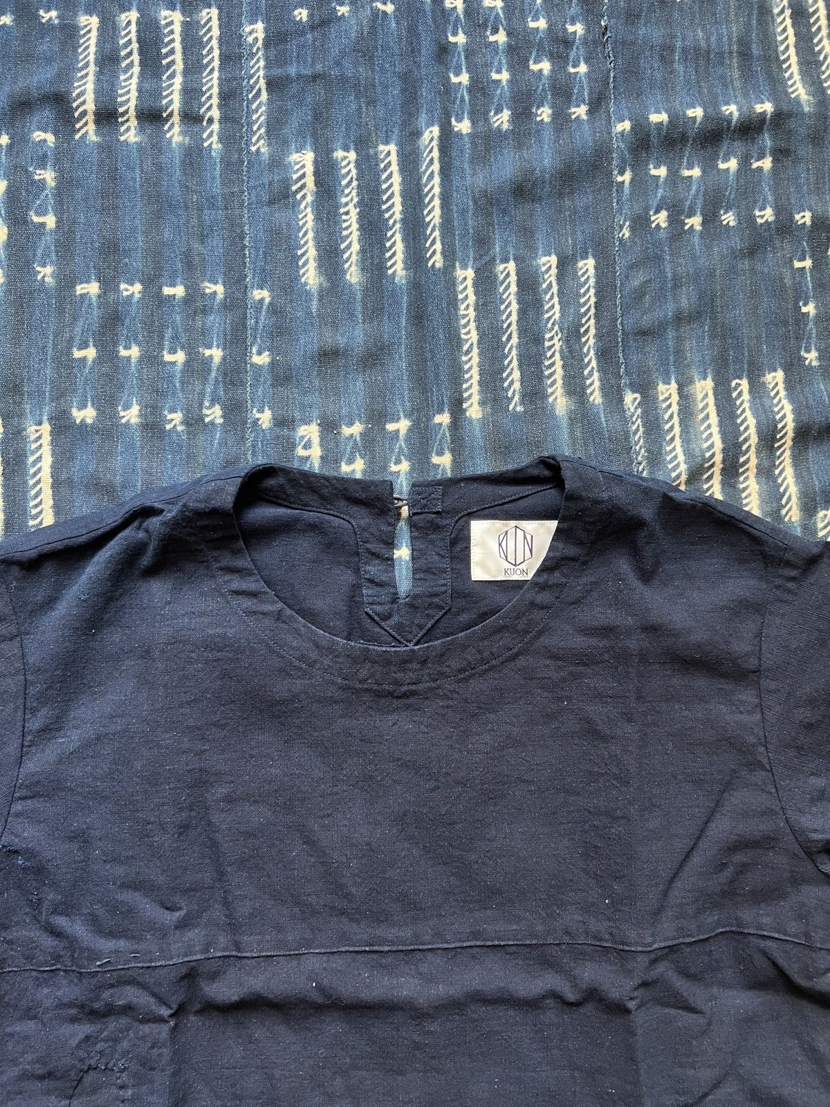 Japanese Brand KUON Kountry Original Boro T-shirt Visvim Kapital Size US M / EU 48-50 / 2 - 3 Thumbnail