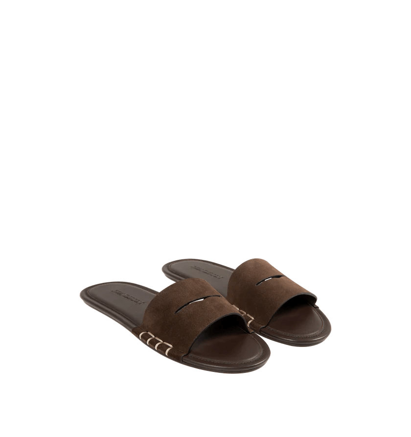 JW Anderson o1h1sh10626 Loafer Slide Sandal in Brown Size US 8 / IT 38 - 2 Thumbnail