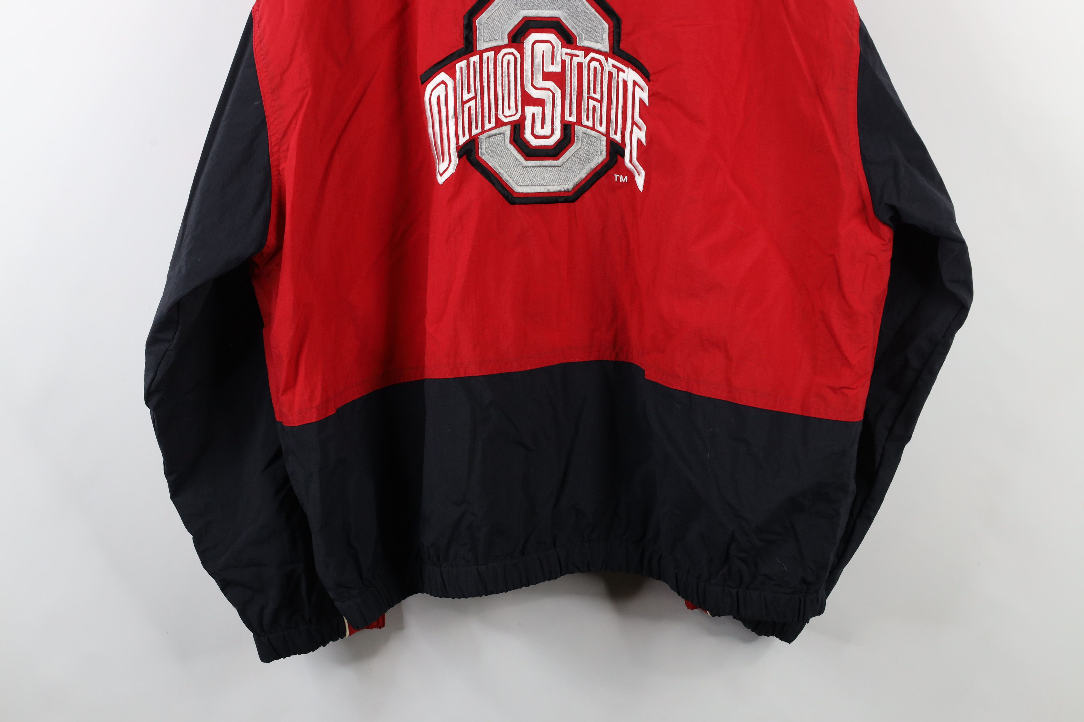 Vintage Vintage 90s Ohio State University Hooded Windbreaker Jacket Size US XL / EU 56 / 4 - 15 Thumbnail