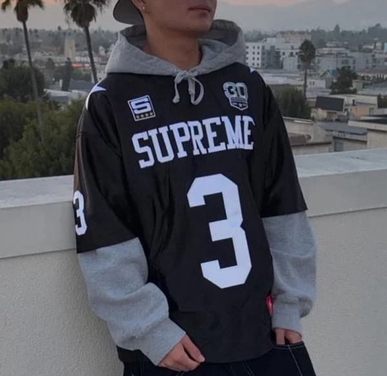 Supreme Supreme Star Football Jersey FW24 Size US L / EU 52-54 / 3 - 15 Thumbnail