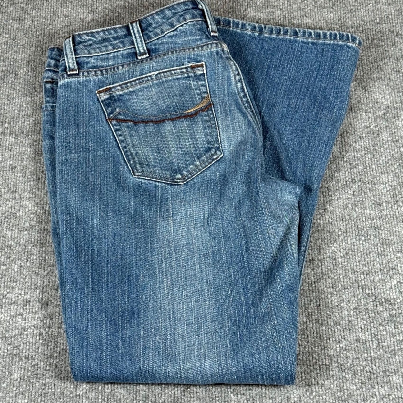 Vintage VINTAGE All American Clothing Co. Flare Leg Jeans Blue Denim 14A Womens Jeans Made USA Size 36" / US 14 / IT 50 - 2 Thumbnail