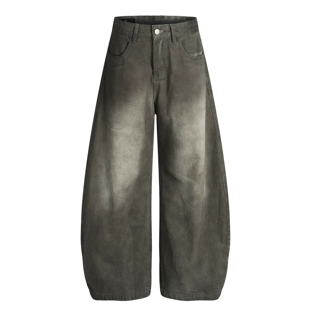 Vintage Men's vintage tie-dye distressed wide-leg scimitar jeans Size US 32 / EU 48 - 1 Thumbnail