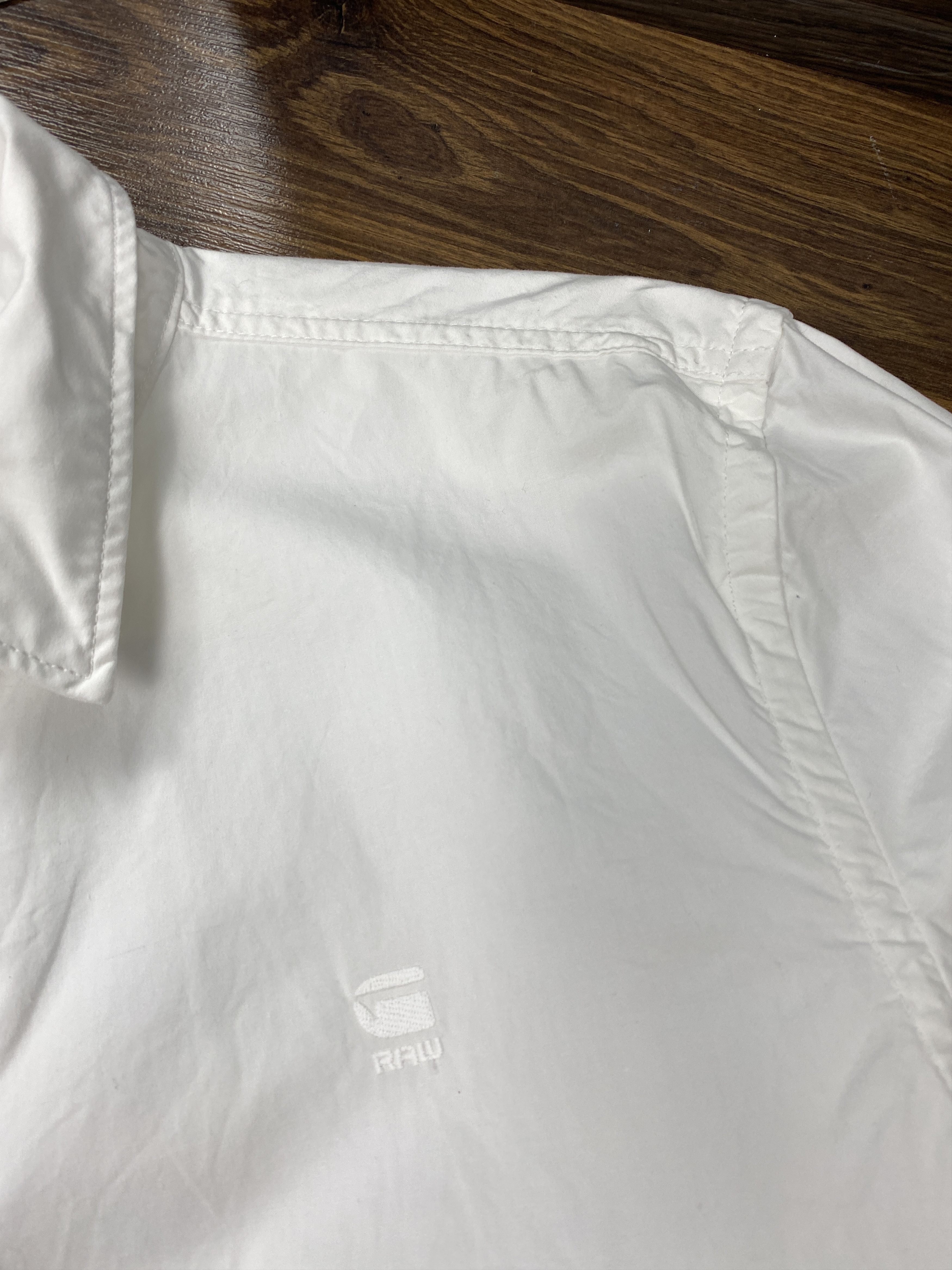 G-Star G Star Raw vintage white long sleeve shirt Size US XL / EU 56 / 4 - 3 Thumbnail