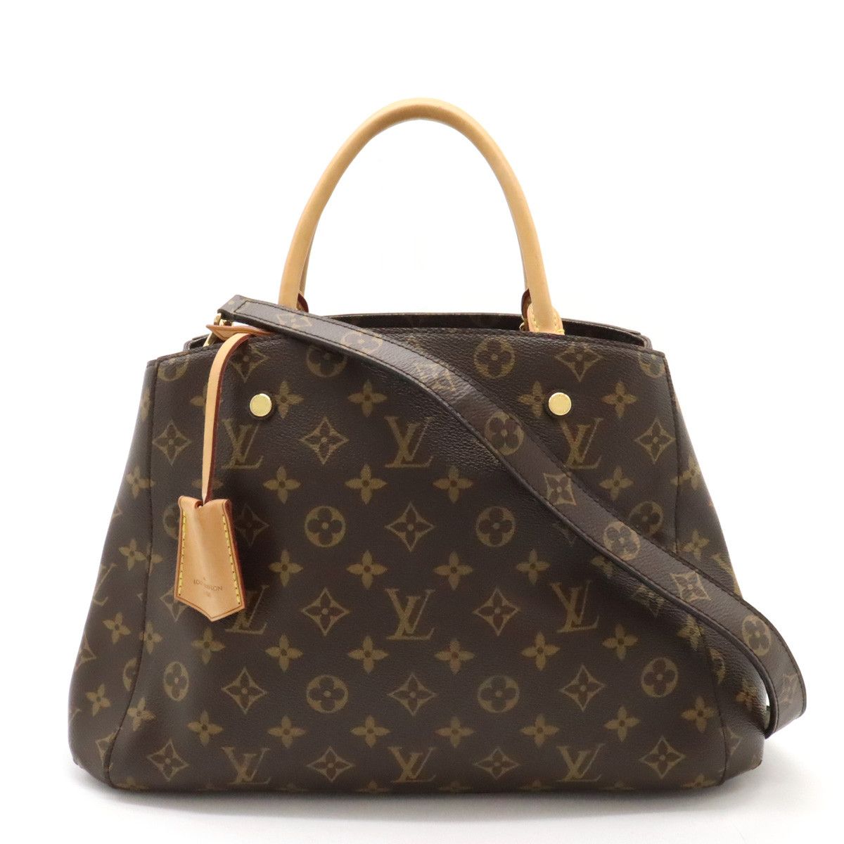 Louis Vuitton Louis Vuitton Louis Vuitton Monogram Montaigne MM Handbag M41056 Canvas Handbag M41056 in Very Good Condition Size ONE SIZE - 1 Thumbnail