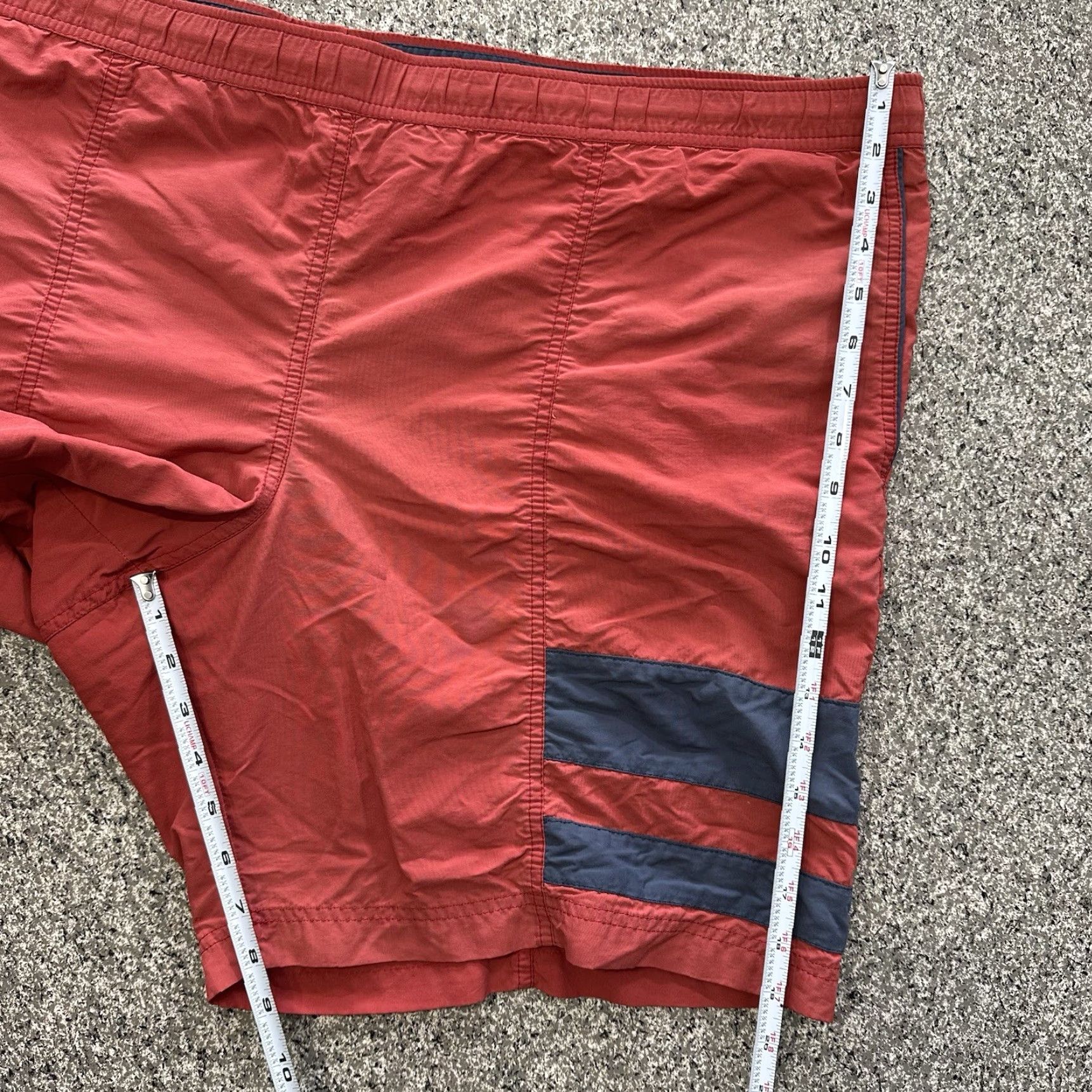 Eddie Bauer VINTAGE Eddie Bauer Swim Trunks Mens 2XL Red Nylon Trunks Lined Pockets Size US 39 - 7 Thumbnail