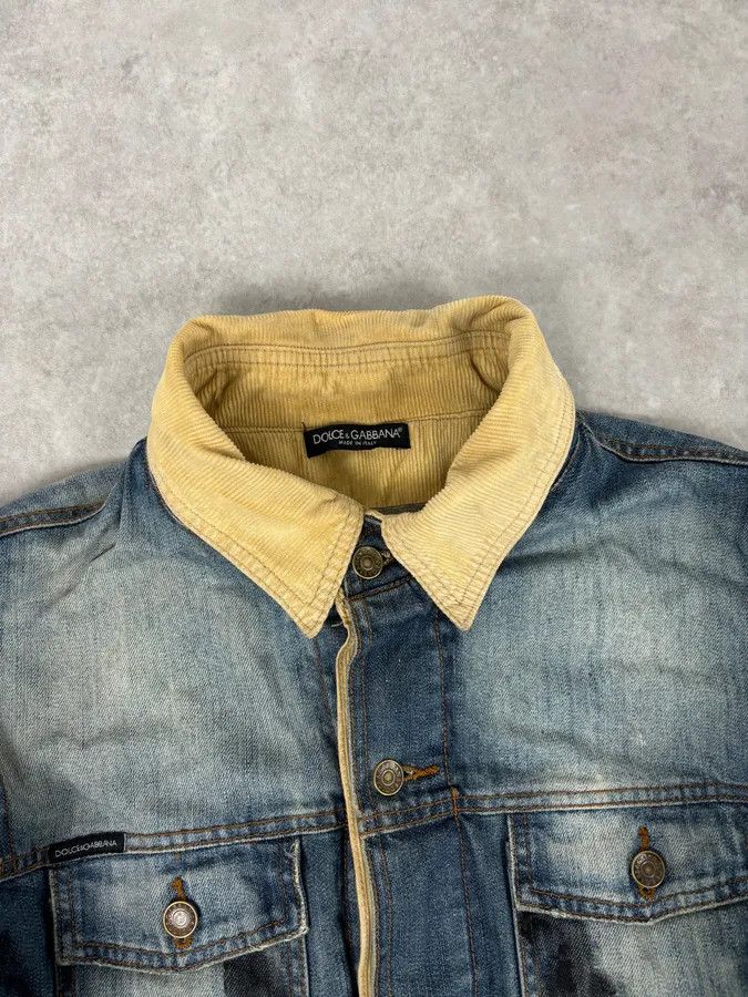 Dolce & Gabbana AW2005 Dolce & Gabbana Layered Blue Denim Jacket Size US M / EU 48-50 / 2 - 4 Thumbnail