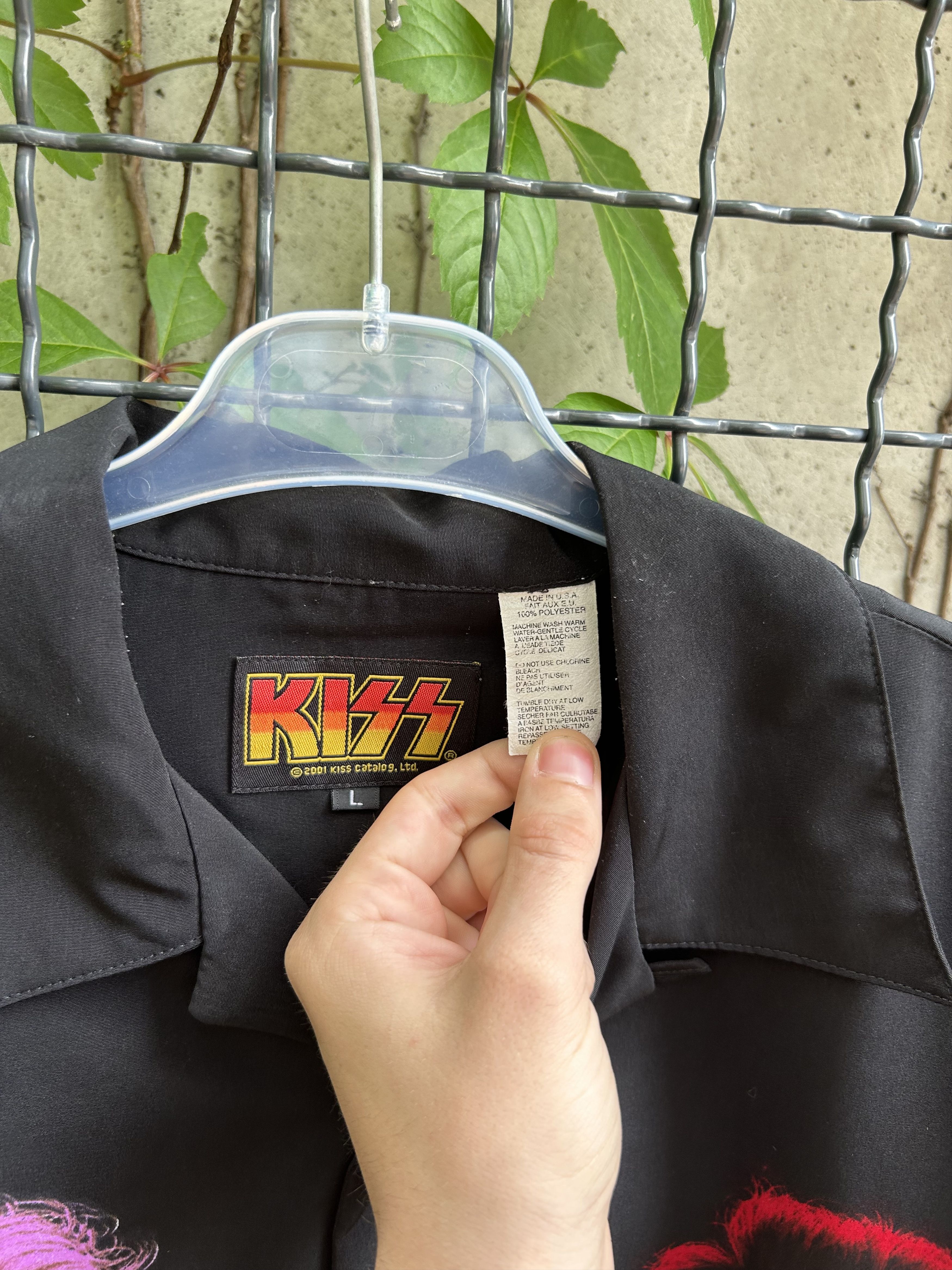 Band Tees Vintage 2001 Kiss Rock Band Button Up Shirt Size US L / EU 52-54 / 3 - 4 Thumbnail