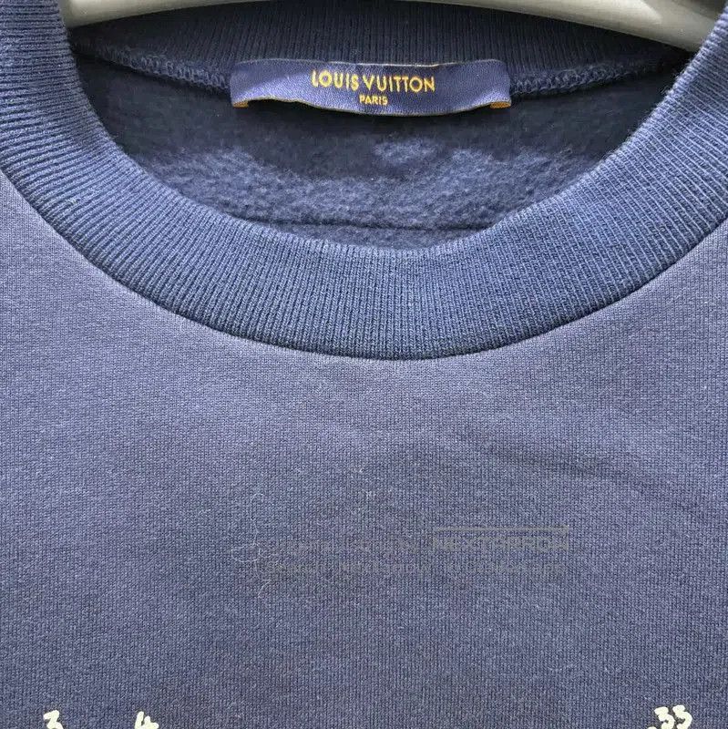 Louis Vuitton Louis Vuitton Navy Cotton Men's Sweatshirt . Size US S / EU 44-46 / 1 - 4 Thumbnail