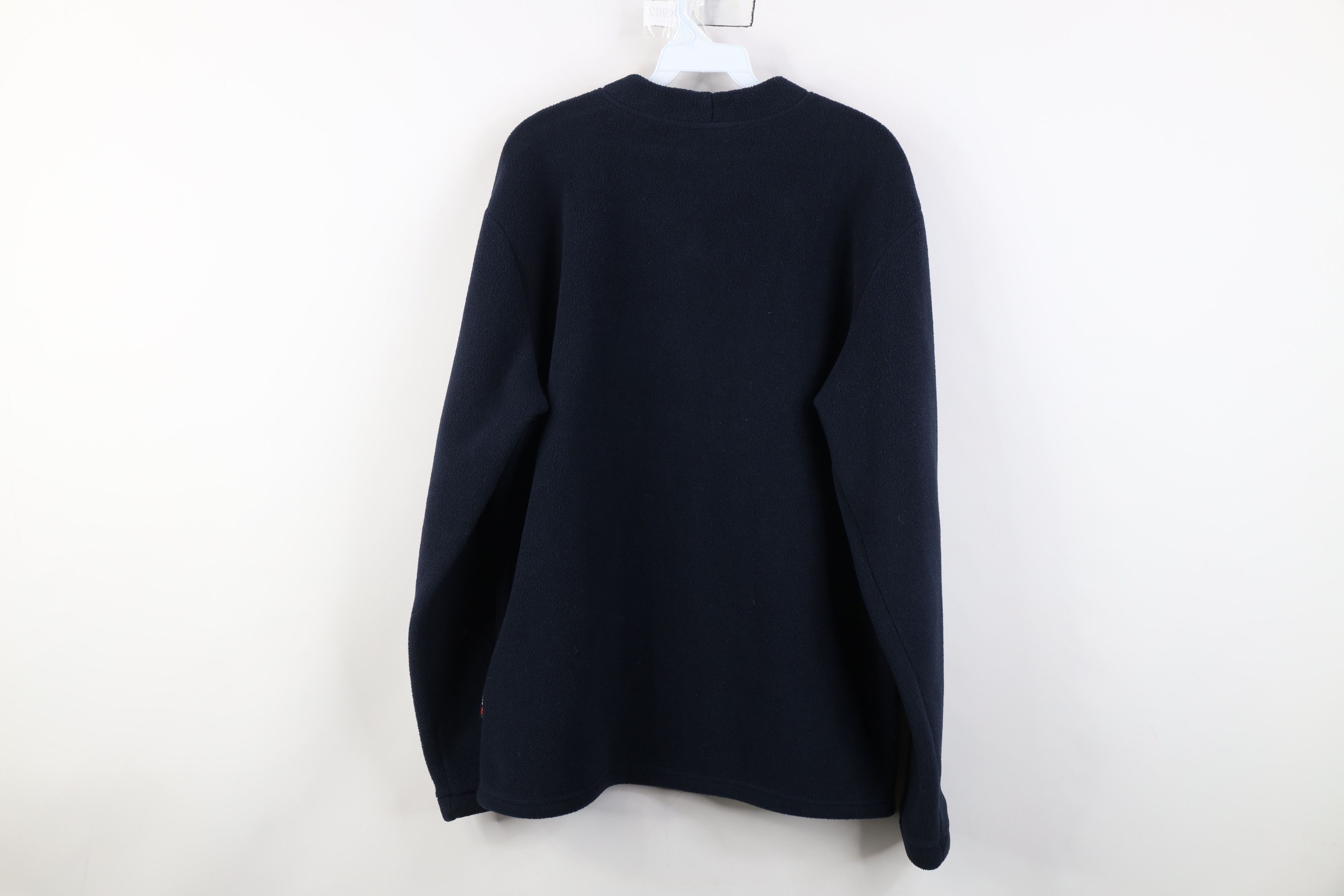 Vintage Vintage 90s Streetwear Thick Baggy Fleece Sweater Blue USA Size US L / EU 52-54 / 3 - 11 Thumbnail