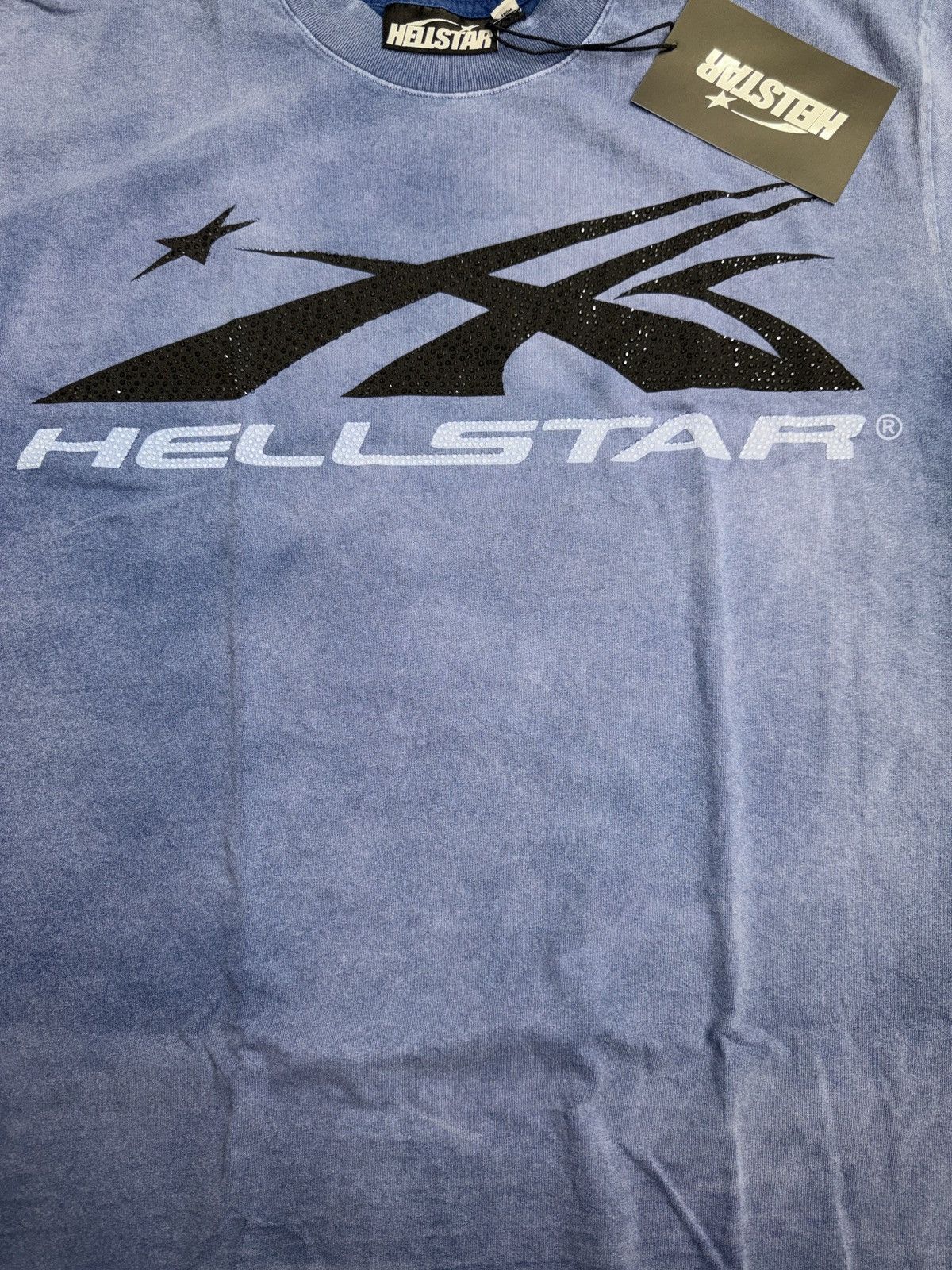 HELLSTAR Hellstar Sports Logo Rhinestone T-shirt Size US M / EU 48-50 / 2 - 2 Thumbnail