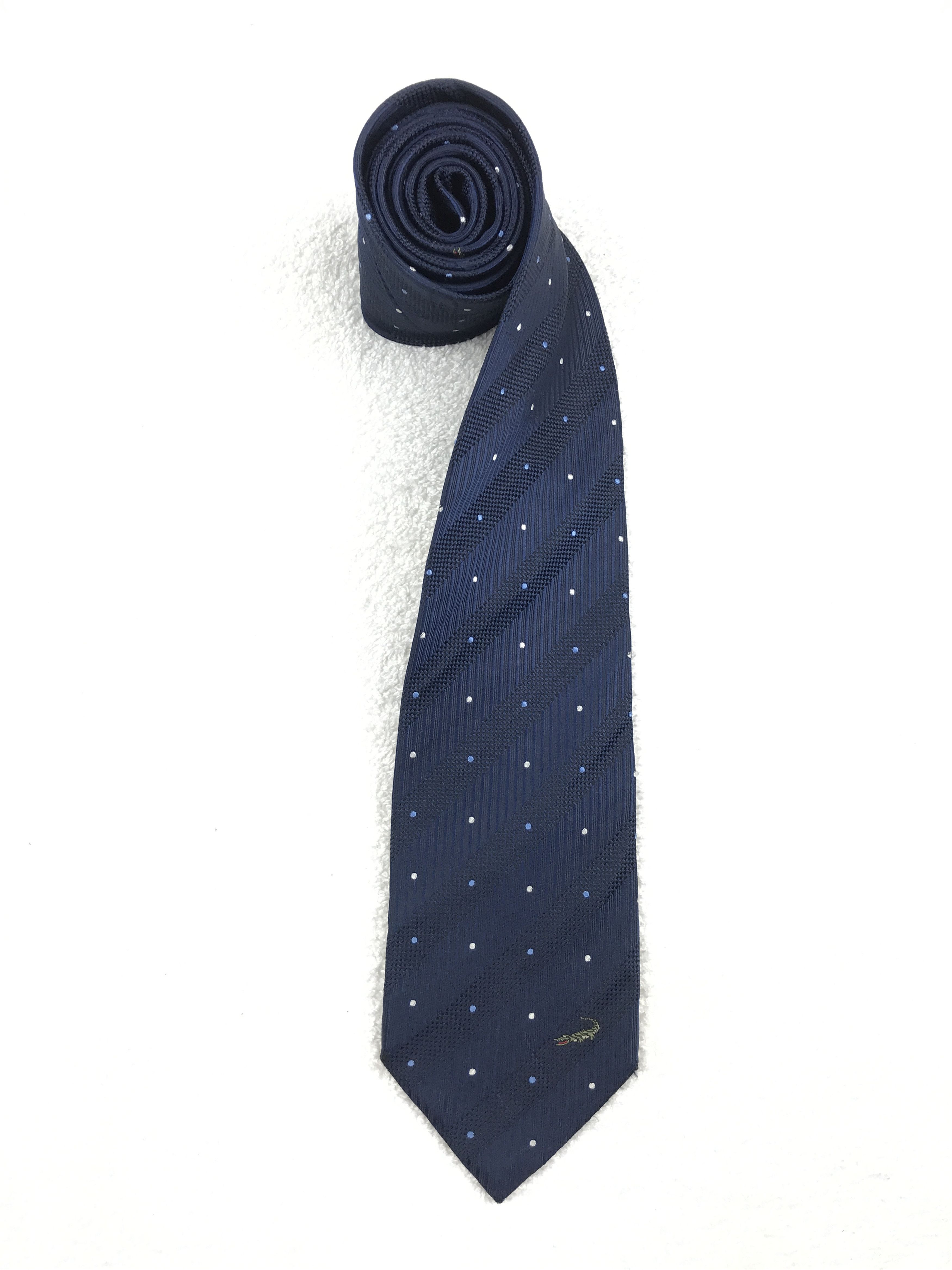 Designer × Vintage Vintage Crocodile Silk Necktie Size ONE SIZE - 2 Thumbnail