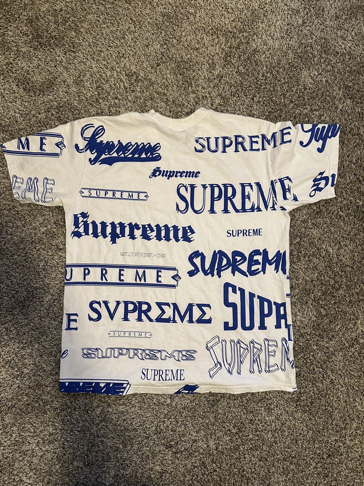 Supreme Supreme Multi Logo Tee White Size US L / EU 52-54 / 3 - 2 Thumbnail