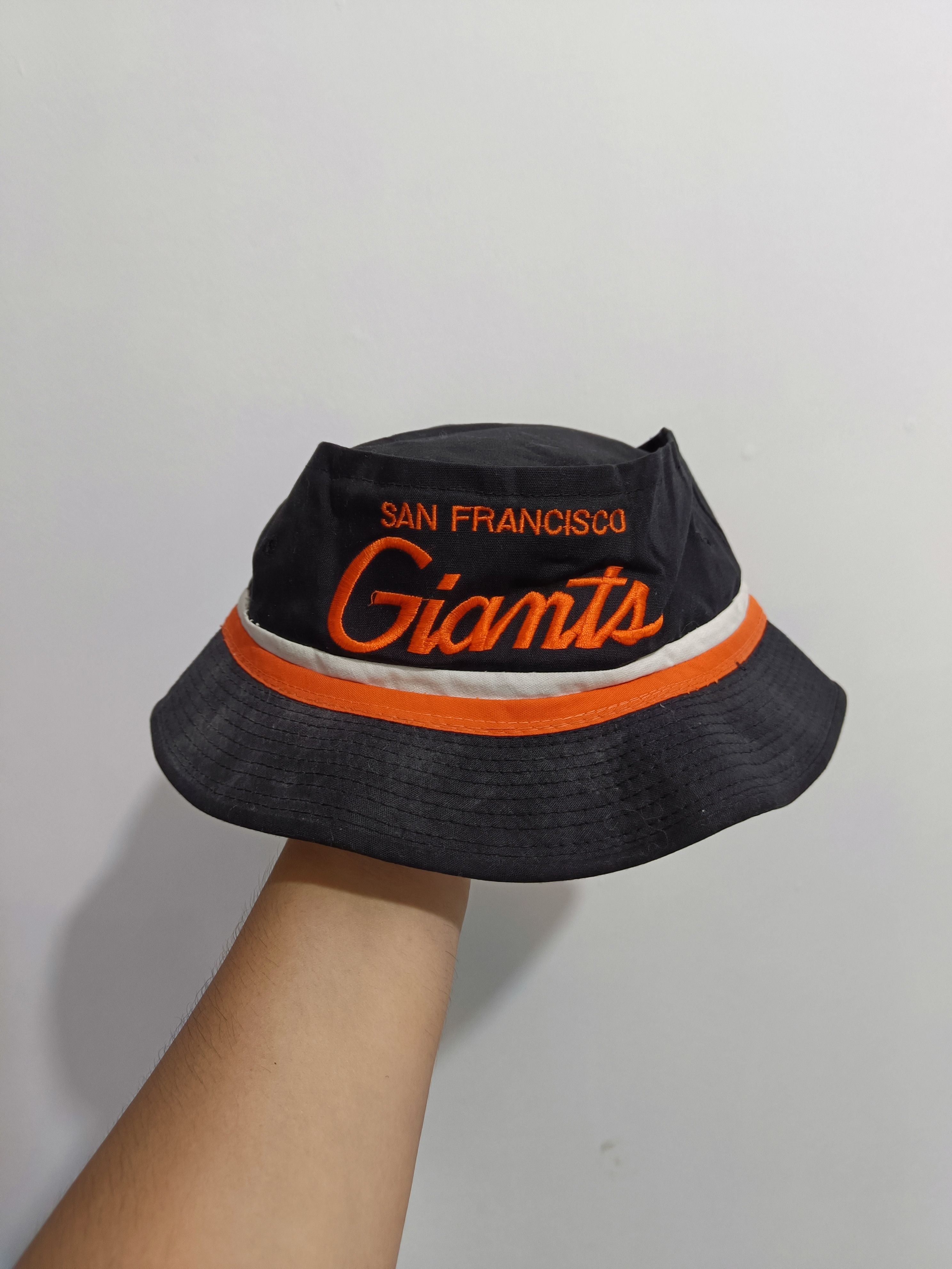 Sports Specialties Rare 80's San Francisco Giants SingleLineScript Bucket Hat Size ONE SIZE - 1 Thumbnail