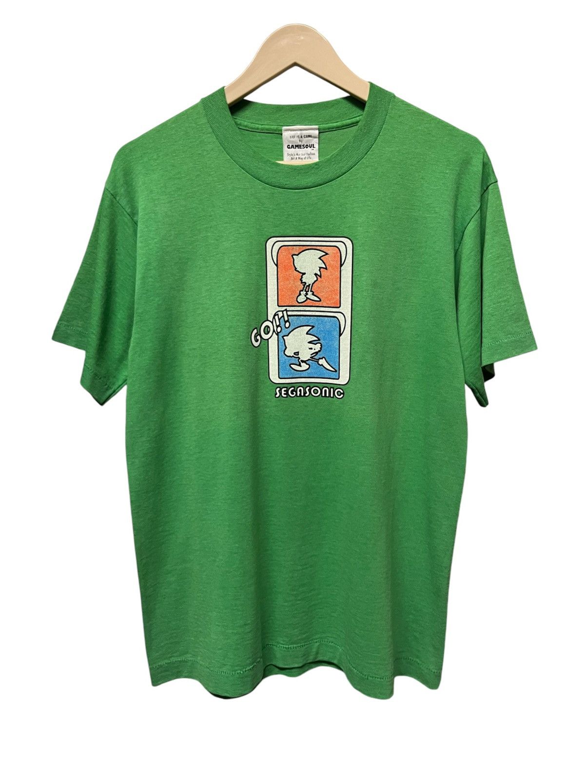 Vintage 1991 Sega Sonic The Hedgehog Single Stitch T-Shirt