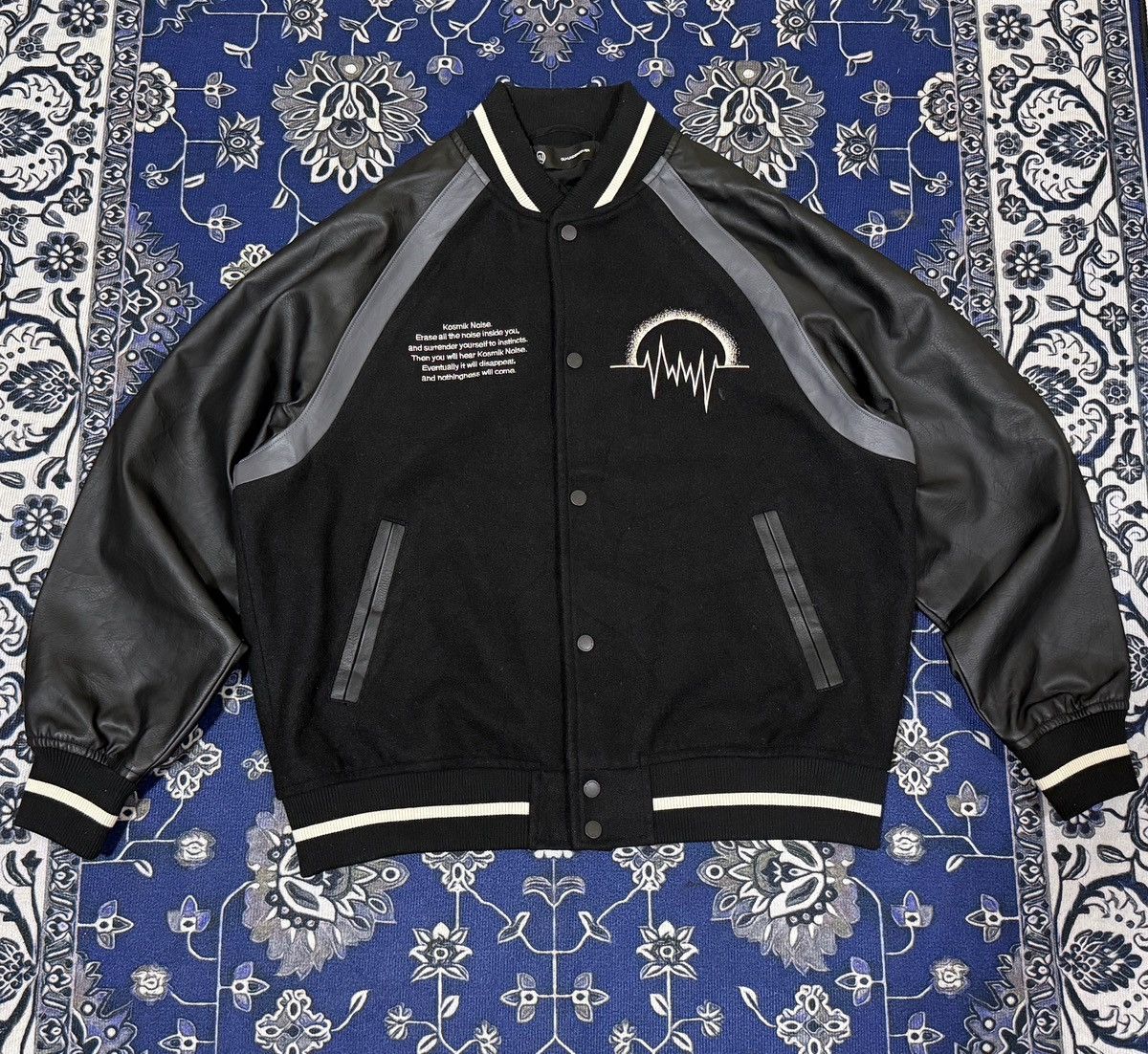 Undercover GU X UNDERCOVER 'KOSMIK NOISE' Varsity Jacket Size US L / EU 52-54 / 3 - 1 Thumbnail