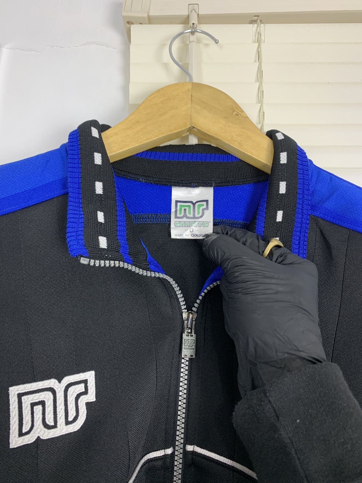 Goldwin × Vintage Vintage 90s Ennerre Made by Goldwin Tracktop Jacket Size US L / EU 52-54 / 3 - 7 Thumbnail