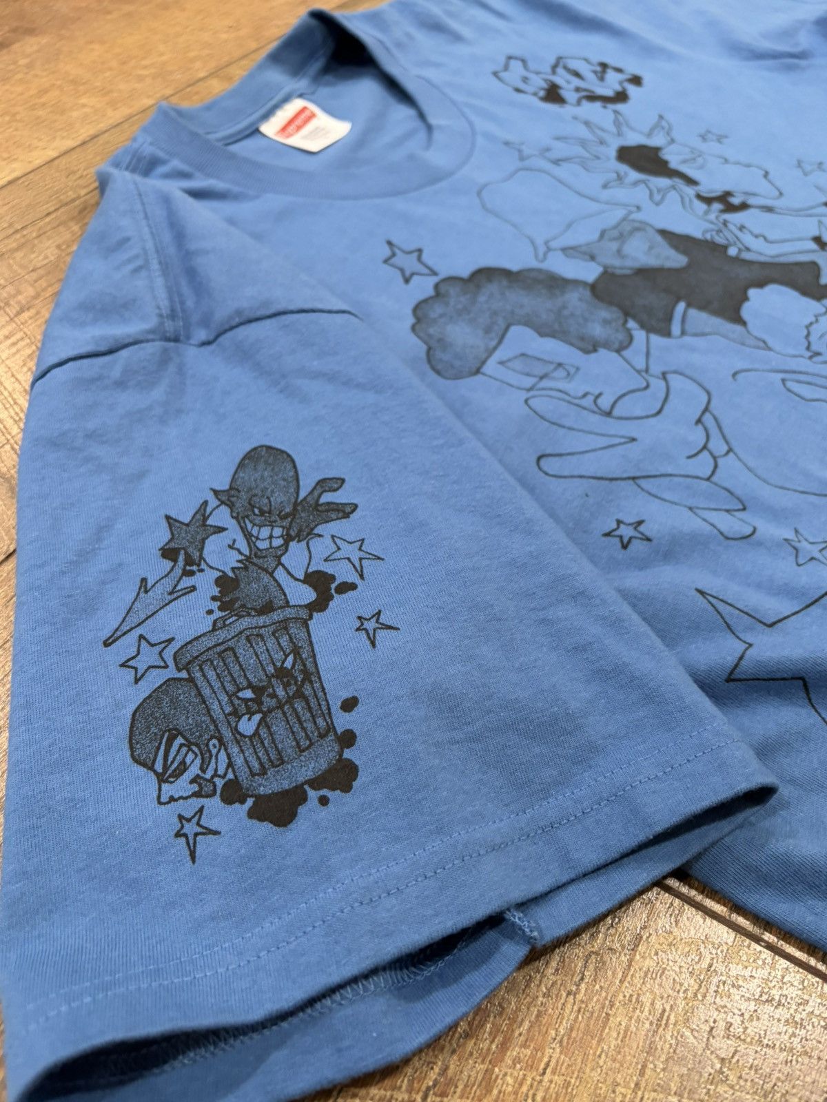 Supreme Supreme Downtown AOP Graphic Tee Blue Large All Over Print Size US L / EU 52-54 / 3 - 6 Thumbnail