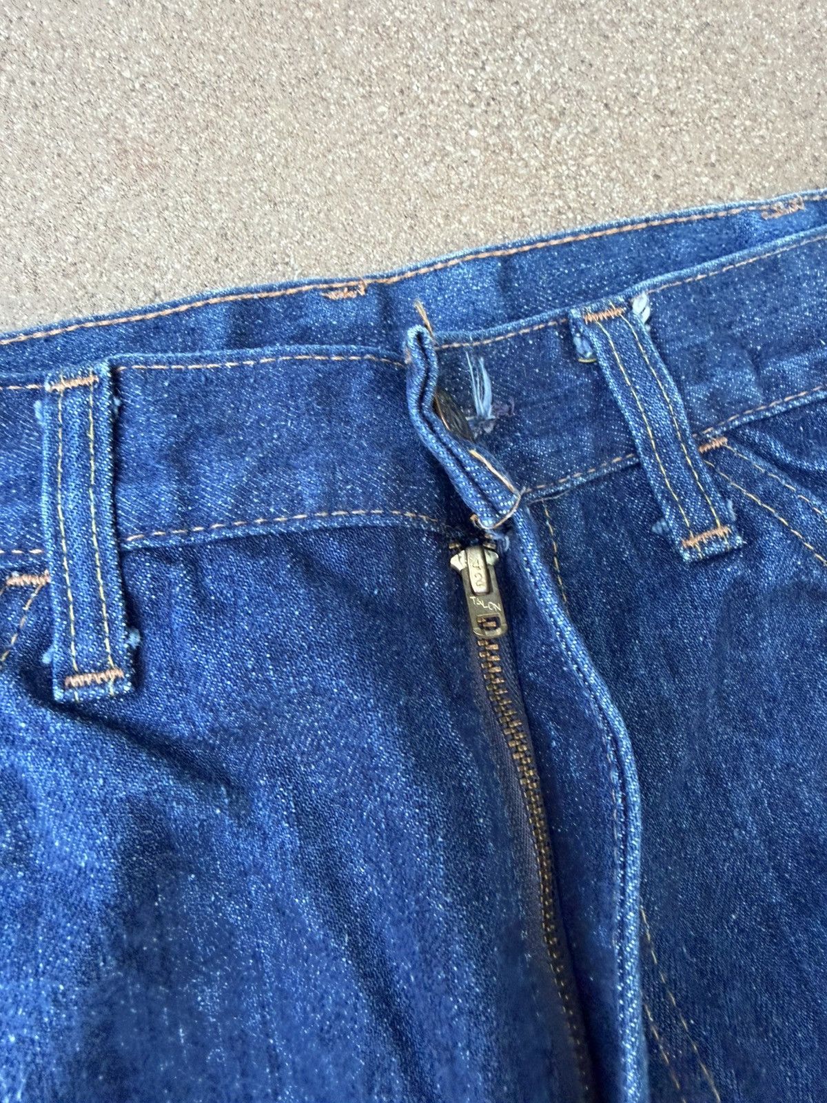 Levi's Vtg 70’s Levi’s 646 Orange Tab Bellbottom Flare Jeans 33x30 Size US 33 - 5 Thumbnail