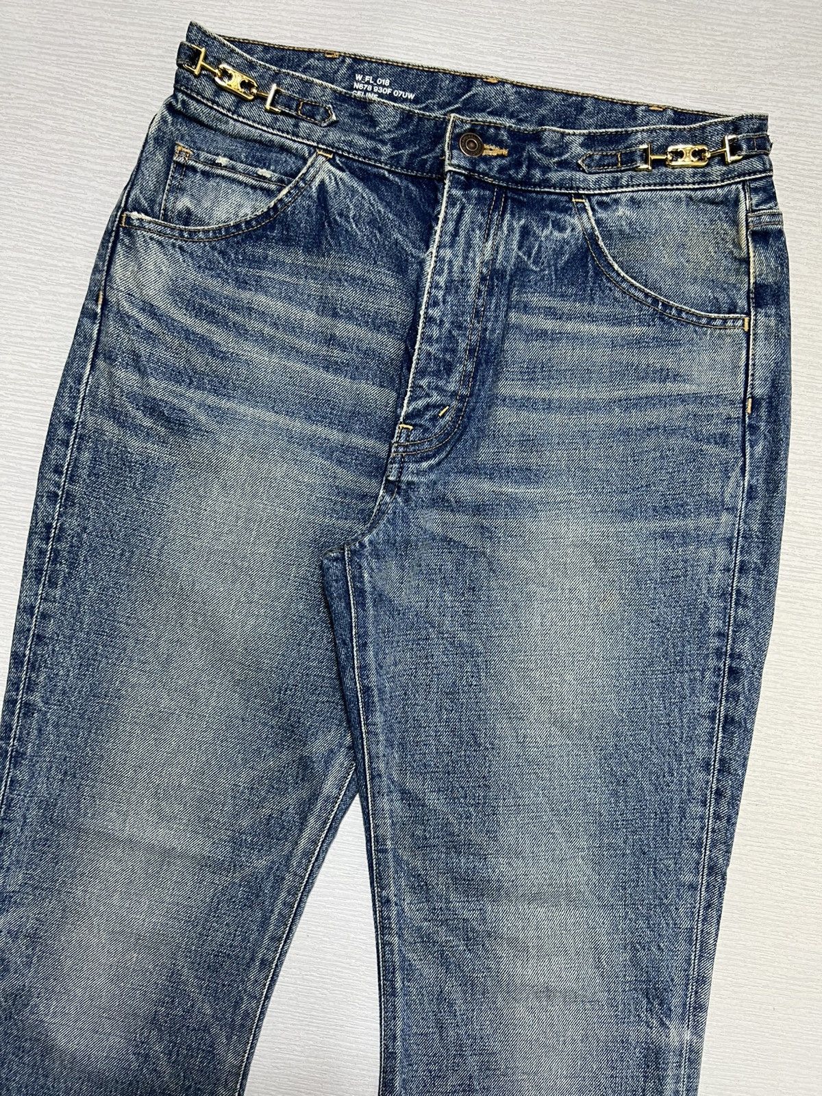 Celine Celine - Dylan Mid-Rise Flared Jeans Size US 30 / EU 46 - 3 Thumbnail