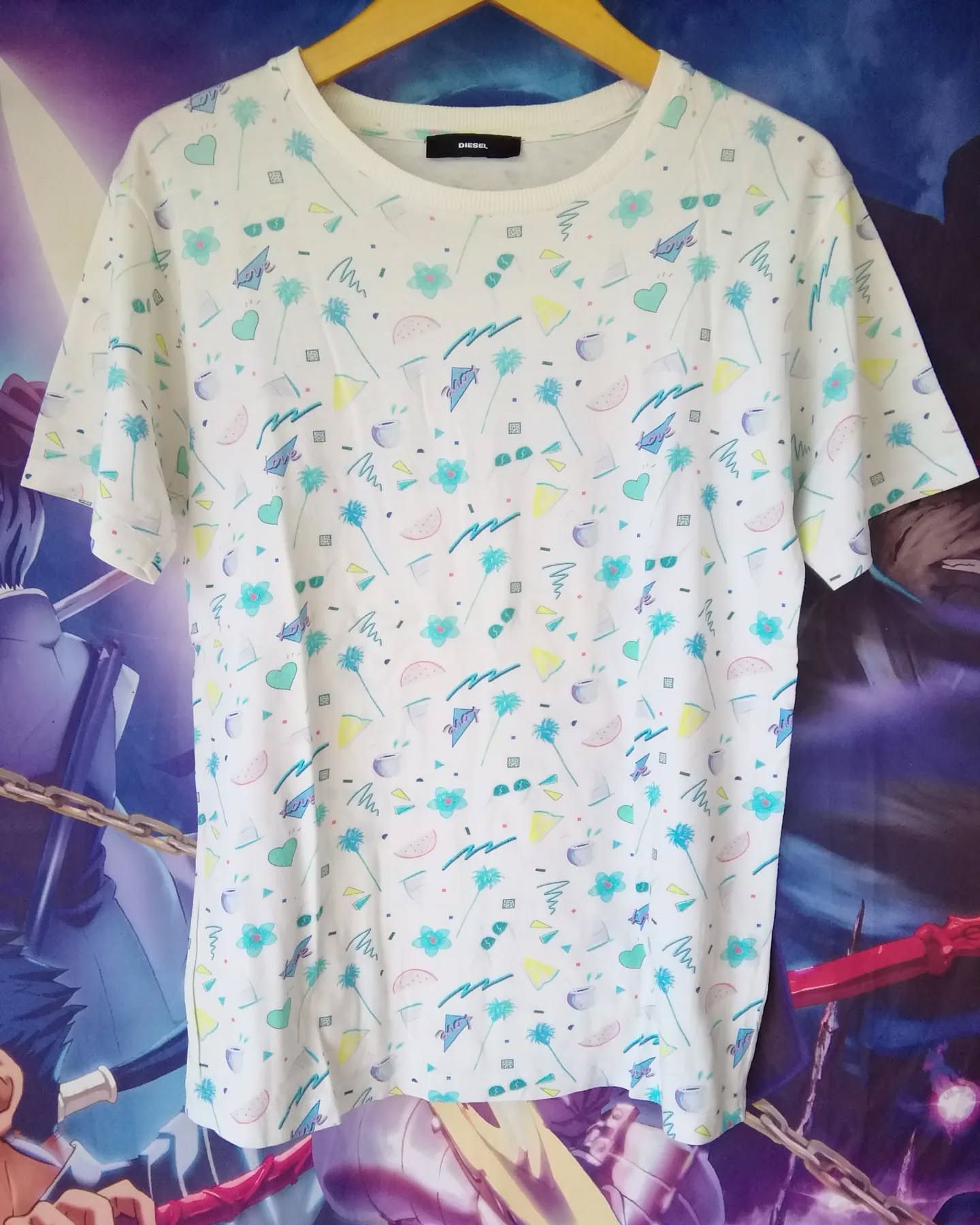 Diesel Diesel x Yoko Honda All Over Print T-Shirt Vintage 90s Size M / US 6-8 / IT 42-44 - 1 Thumbnail