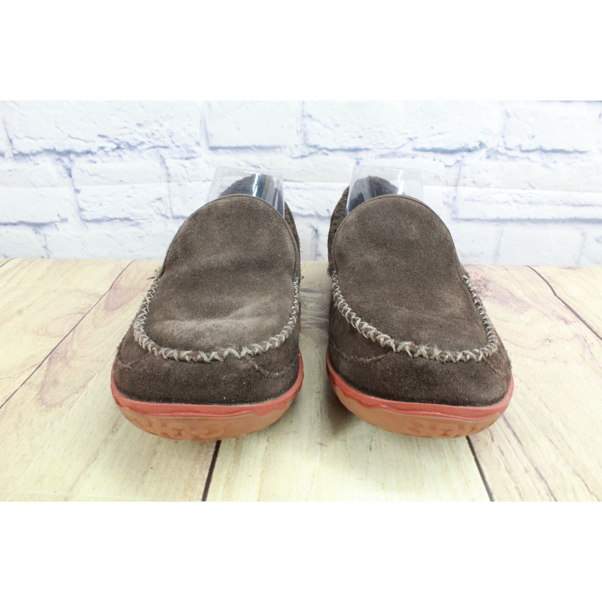 L.L. Bean LL Bean Men's Brown Suede Mountain Bean Slippers Size US 9 / EU 42 - 5 Thumbnail