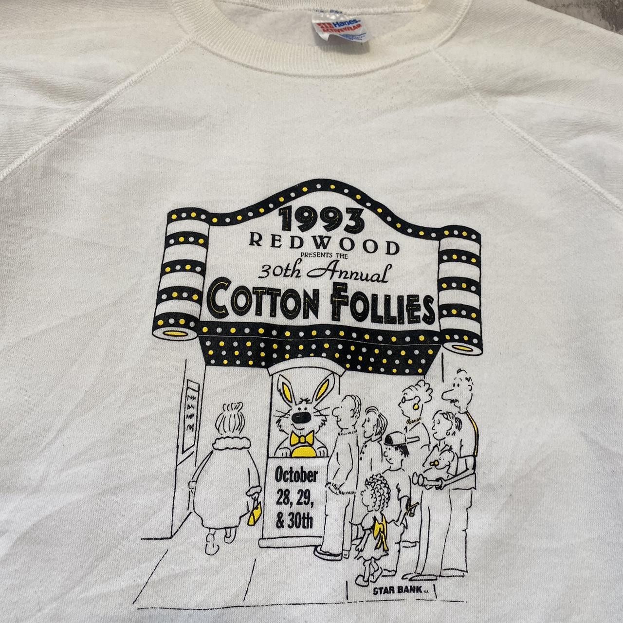 Hanes 1993 Redwood Hanes Cotton Follies crewneck Size US L / EU 52-54 / 3 - 2 Thumbnail