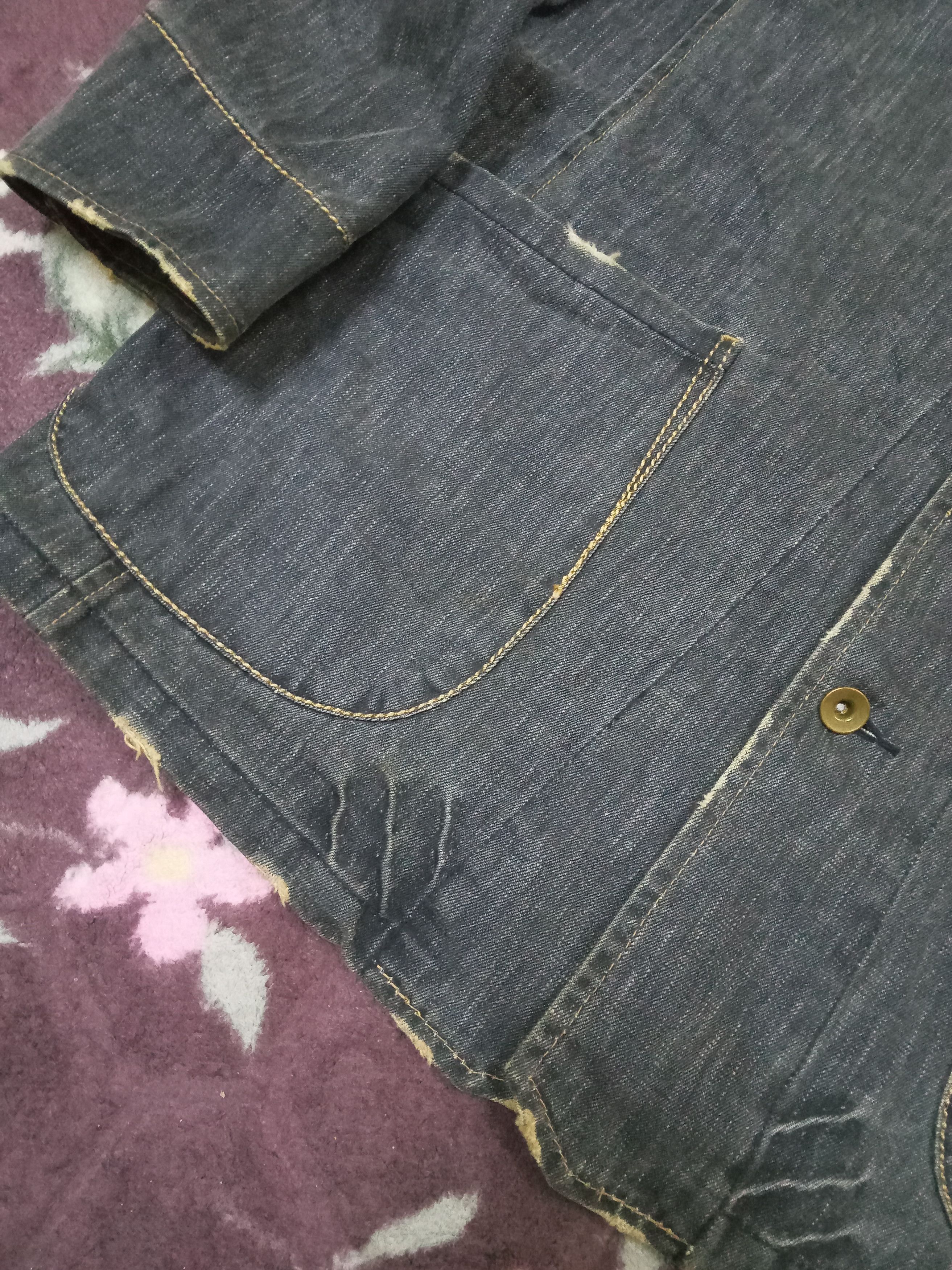 Japanese Brand Power To The People PWPL Denim Jacket Size US L / EU 52-54 / 3 - 4 Thumbnail
