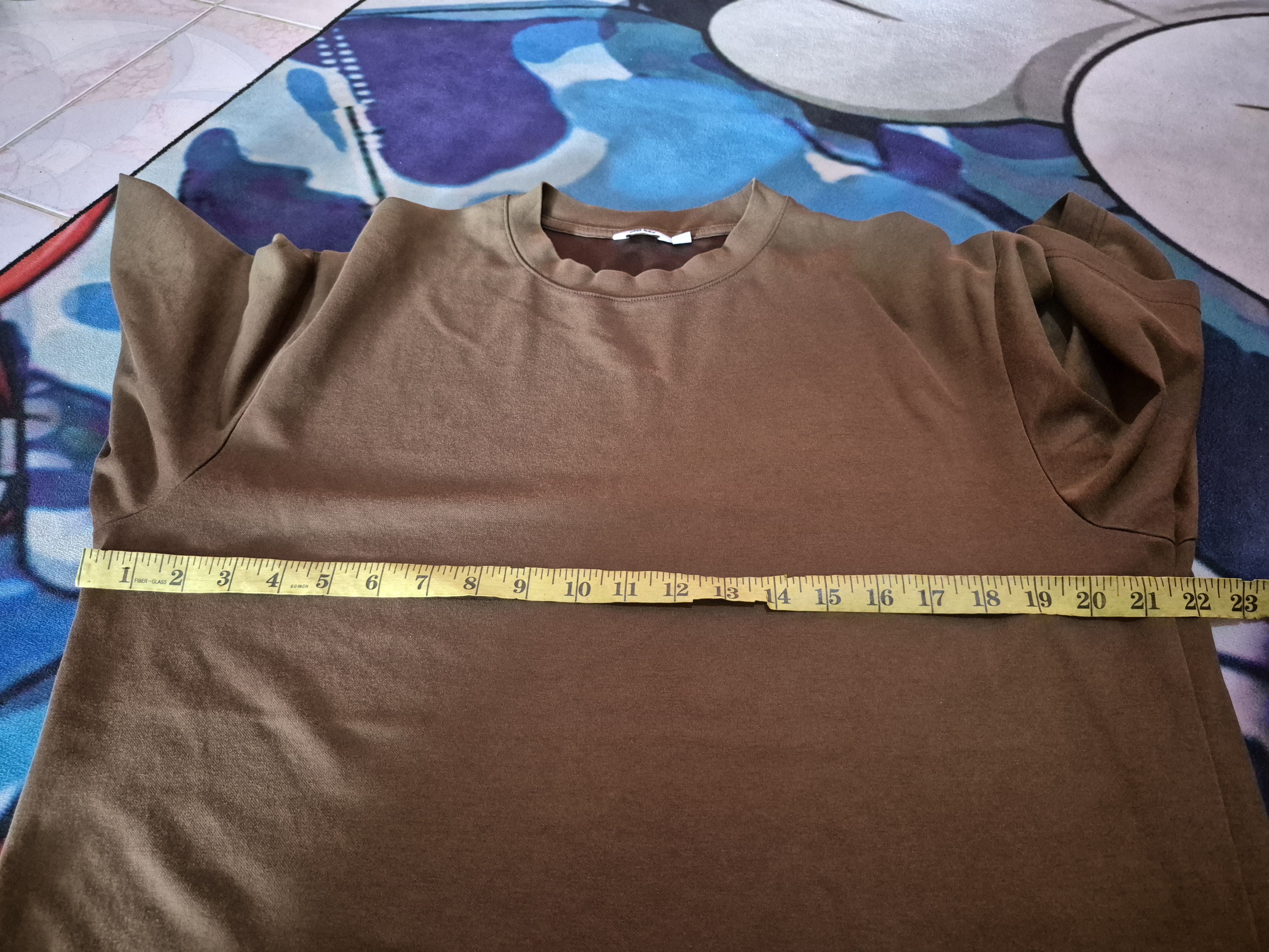 Lemaire × Uniqlo 🔥 Uniqlo U Lemaire Airism Brown Plain Tee Size US L / EU 52-54 / 3 - 7 Thumbnail