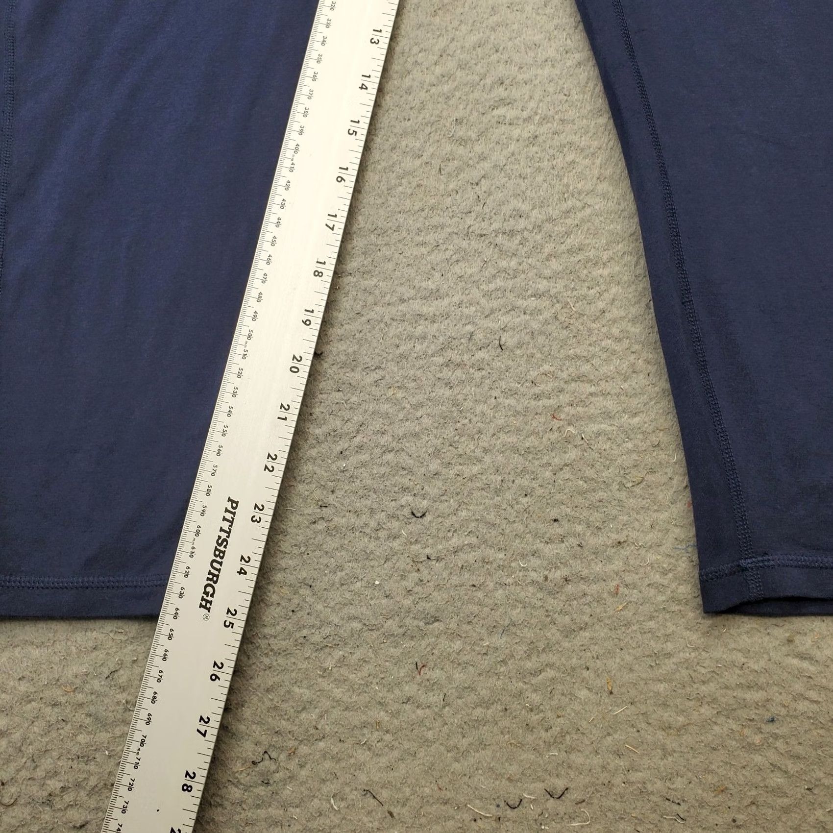 Vintage Xersion Womens 3X Ankle Leggings Navy Stretch Quick-Dry High Waist Size 40" / US 18 - 4 Thumbnail