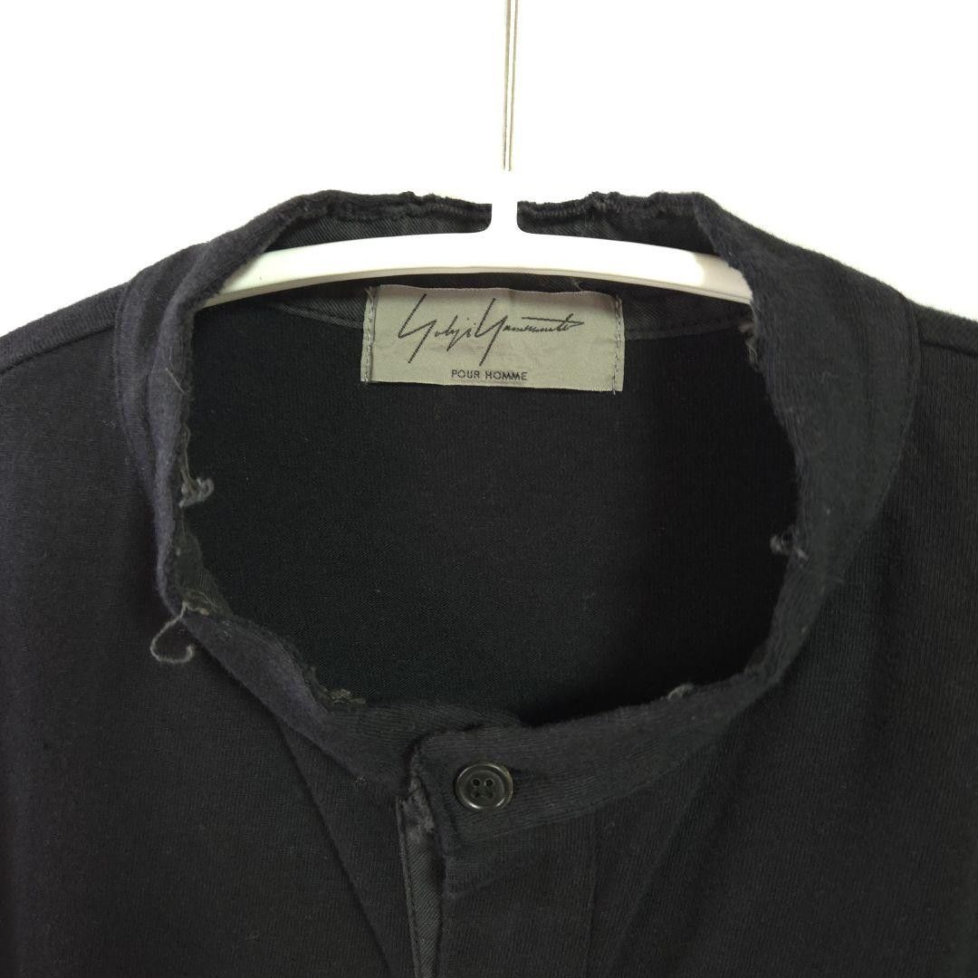 Yohji Yamamoto POUR HOMME 15aw long cut and sew shirts HY-T14-076 Size US L / EU 52-54 / 3 - 2 Thumbnail