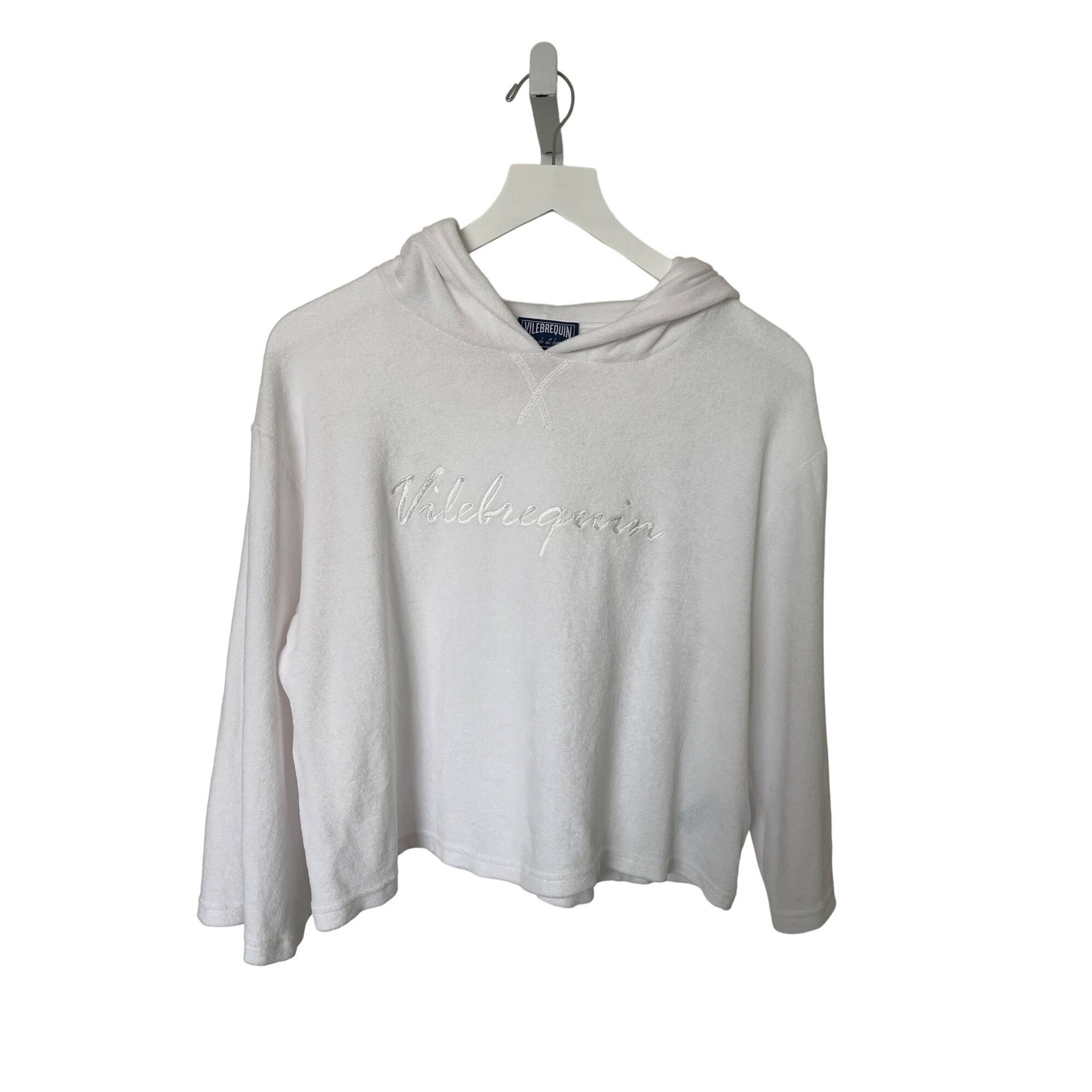 Vilebrequin Vilebrequin Chalk Terry Logo Hoodie Cover-Up Size S / US 4 / IT 40 - 4 Thumbnail