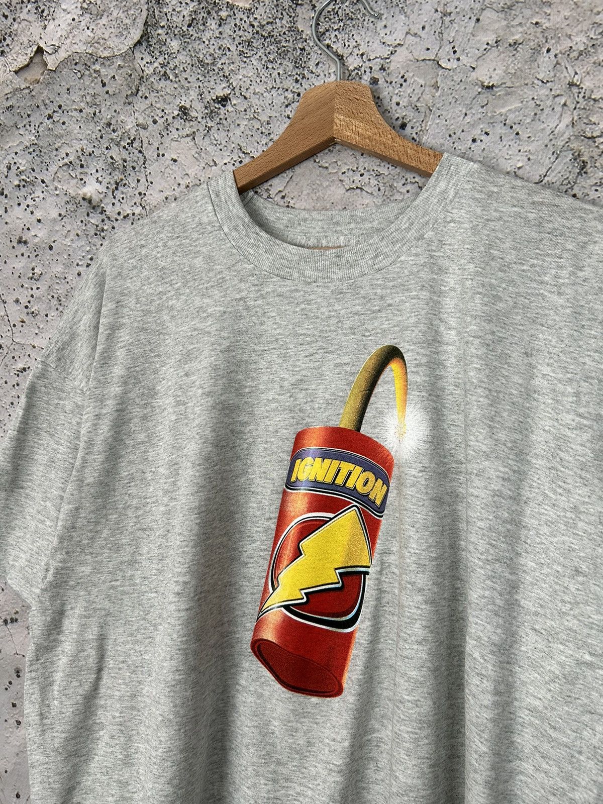 Vintage Vintage Ignition Single Stitch 90s Graphic Tee Size US XL / EU 56 / 4 - 2 Thumbnail