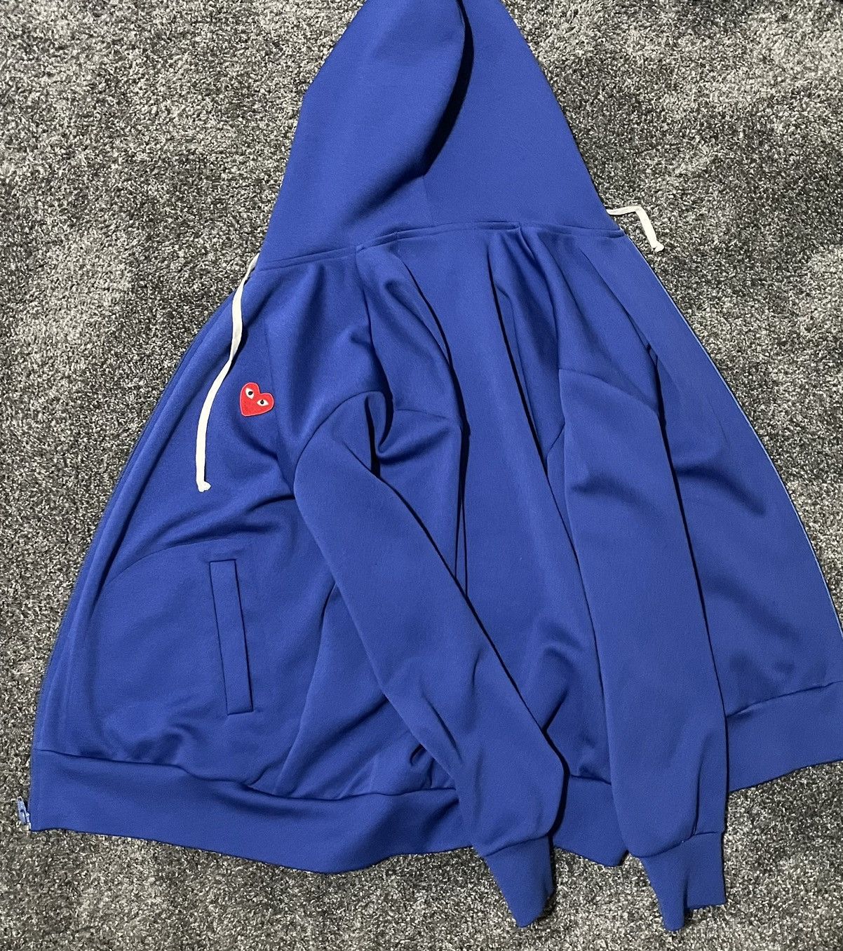 Comme Des Garcons Zip Up Hoodie | Grailed