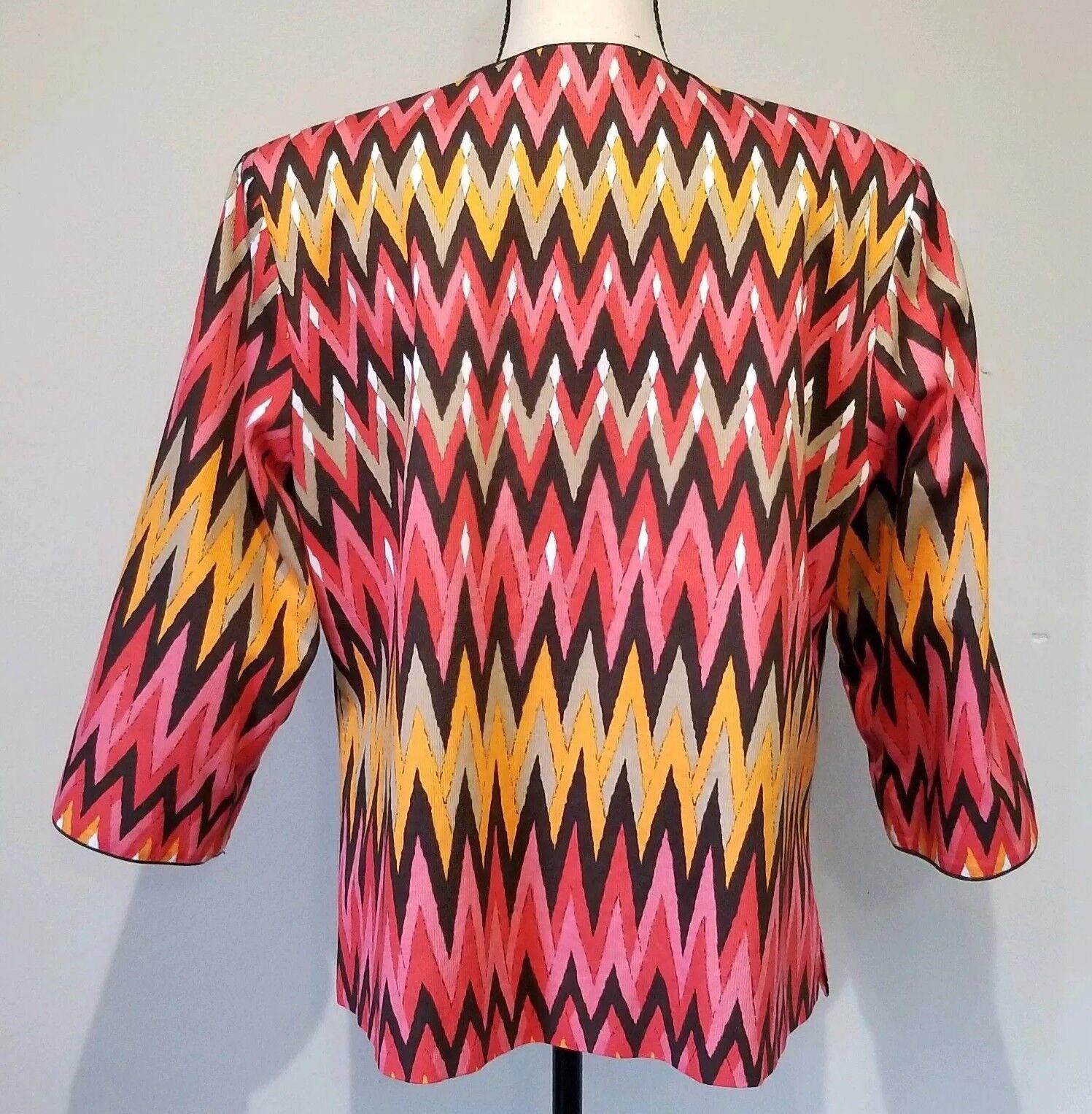 Designer Trenz By Theresa Renz Blazer Jacket Plus Size 1x Dressy Size XXL / US 16-18 / IT 52-54 - 2 Thumbnail