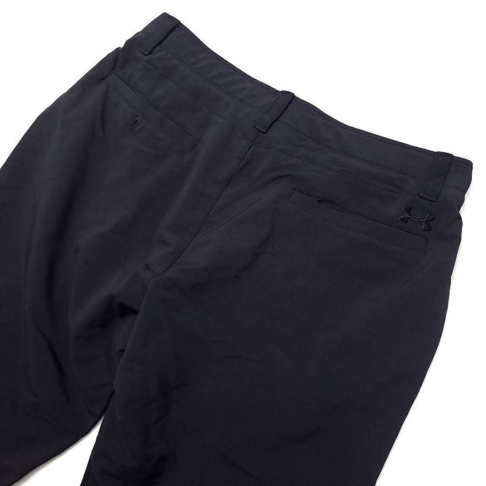 Under Armour (2) Under Armour Golf Pants Mens 34x29 Black Performance Size US 34 / EU 50 - 7 Thumbnail