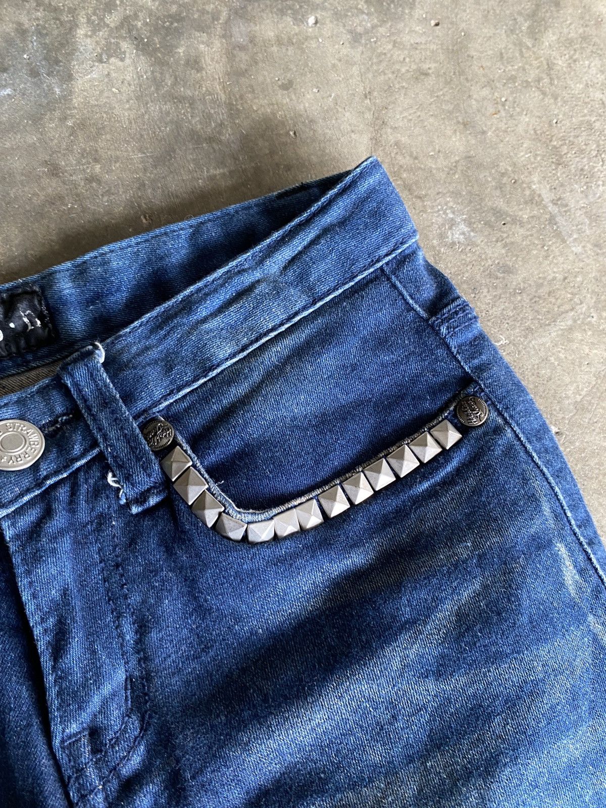 Japanese Brand BRUSH IFSIXWASNINE DENIM PANTS Size 27" / US 4 / IT 40 - 5 Thumbnail