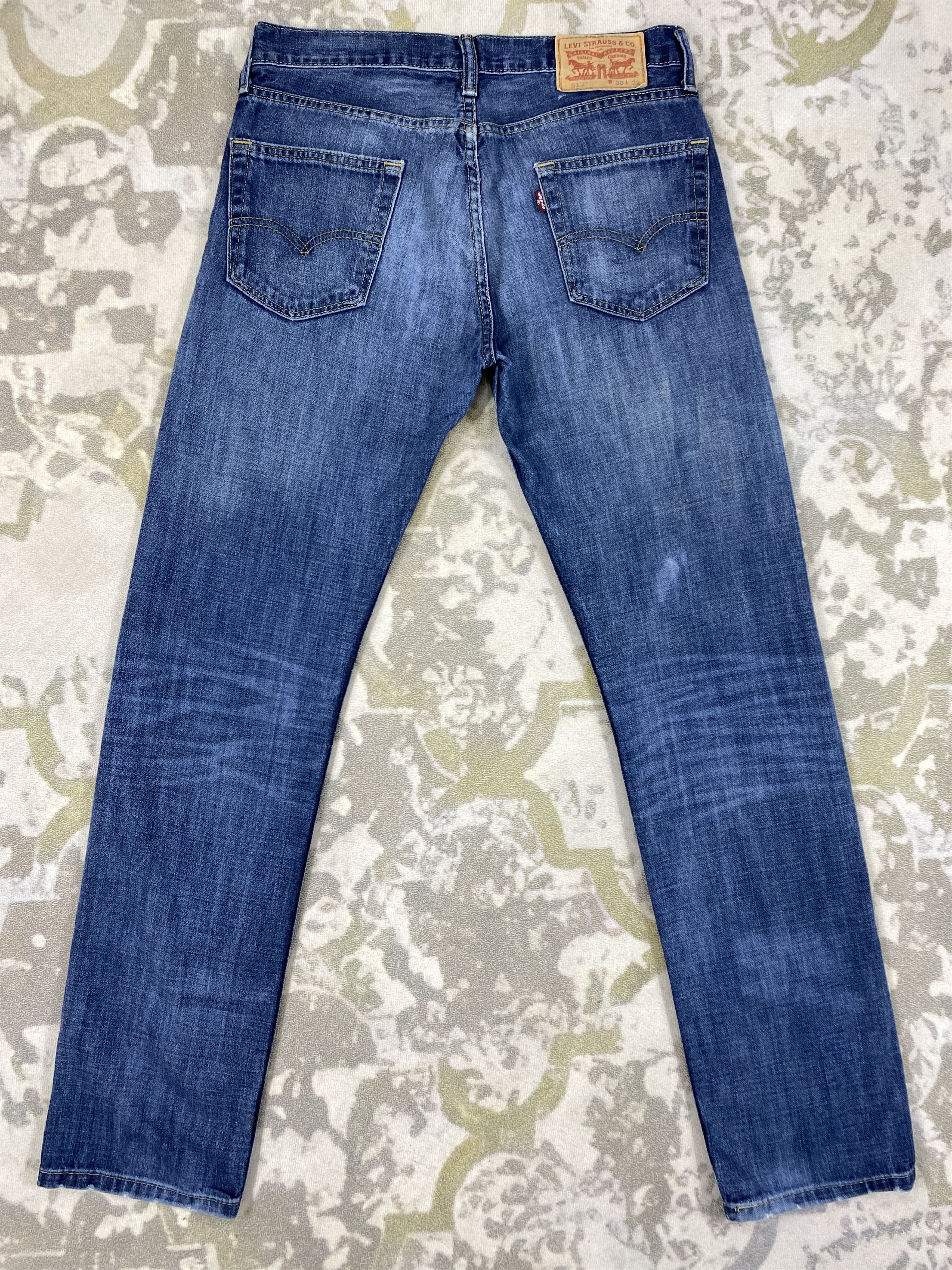 Japanese Brand Dark Blue Vintage Levi's 513 Distressed Denim 30x31.5 JN371 Size US 30 / EU 46 - 2 Thumbnail