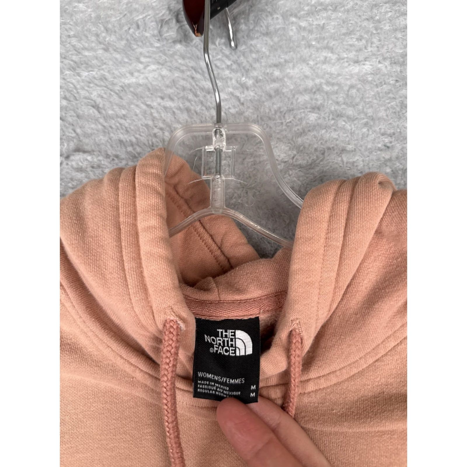 The North Face The North Face Hoodie Womens M Pink NSE Logo Fleece Pullover Sweatshirt Size M / US 6-8 / IT 42-44 - 7 Thumbnail