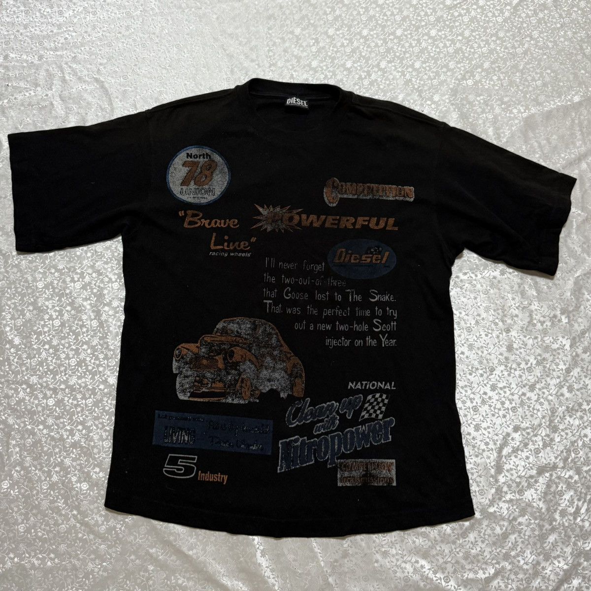 Diesel Diesel rare interesting tee Size US L / EU 52-54 / 3 - 1 Thumbnail
