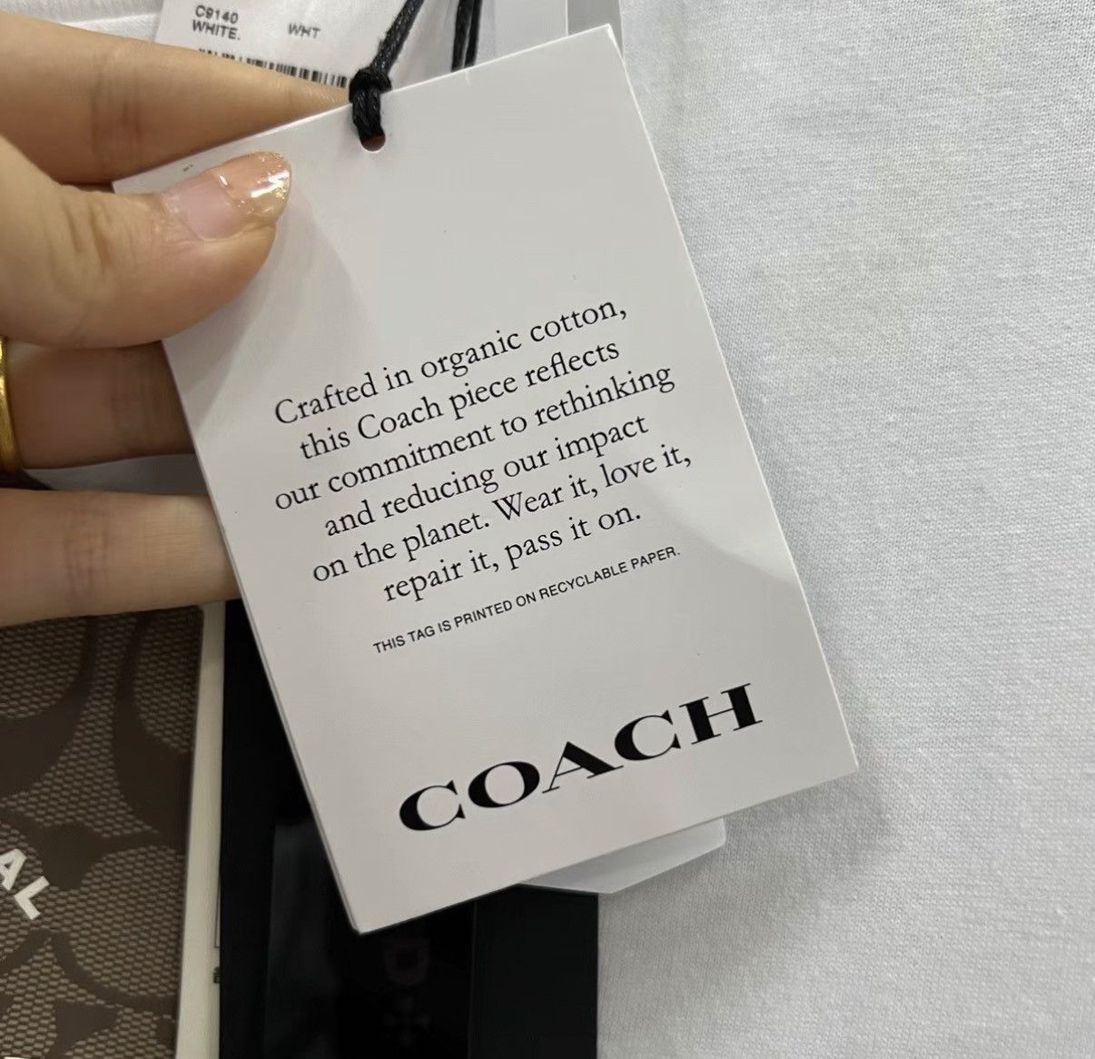 Coach Coach white logo printed short sleeve J41 Size US M / EU 48-50 / 2 - 5 Thumbnail