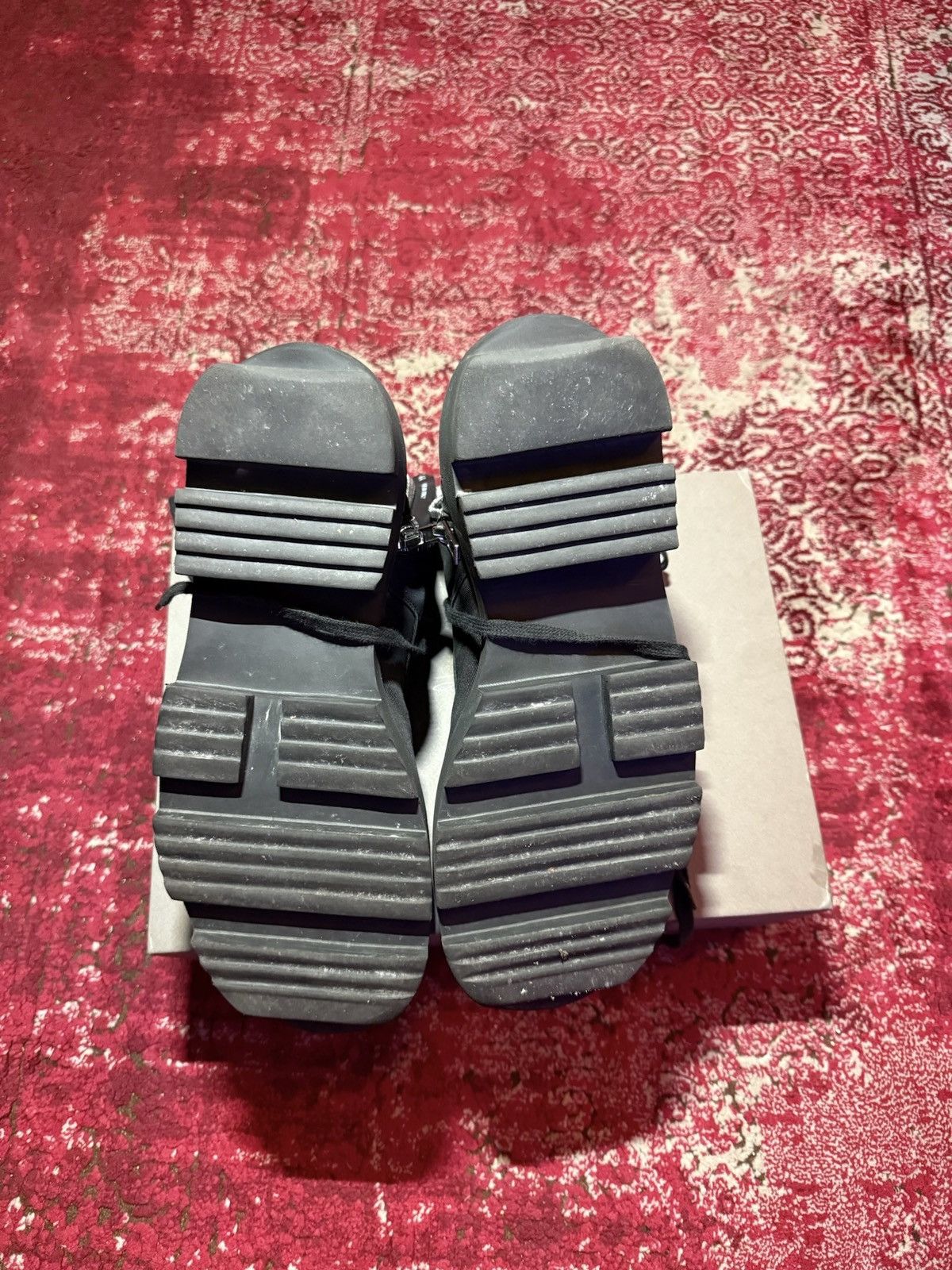 Rick Owens Drkshdw Rick owens canvas megatooths Size US 11 / EU 44 - 2 Thumbnail
