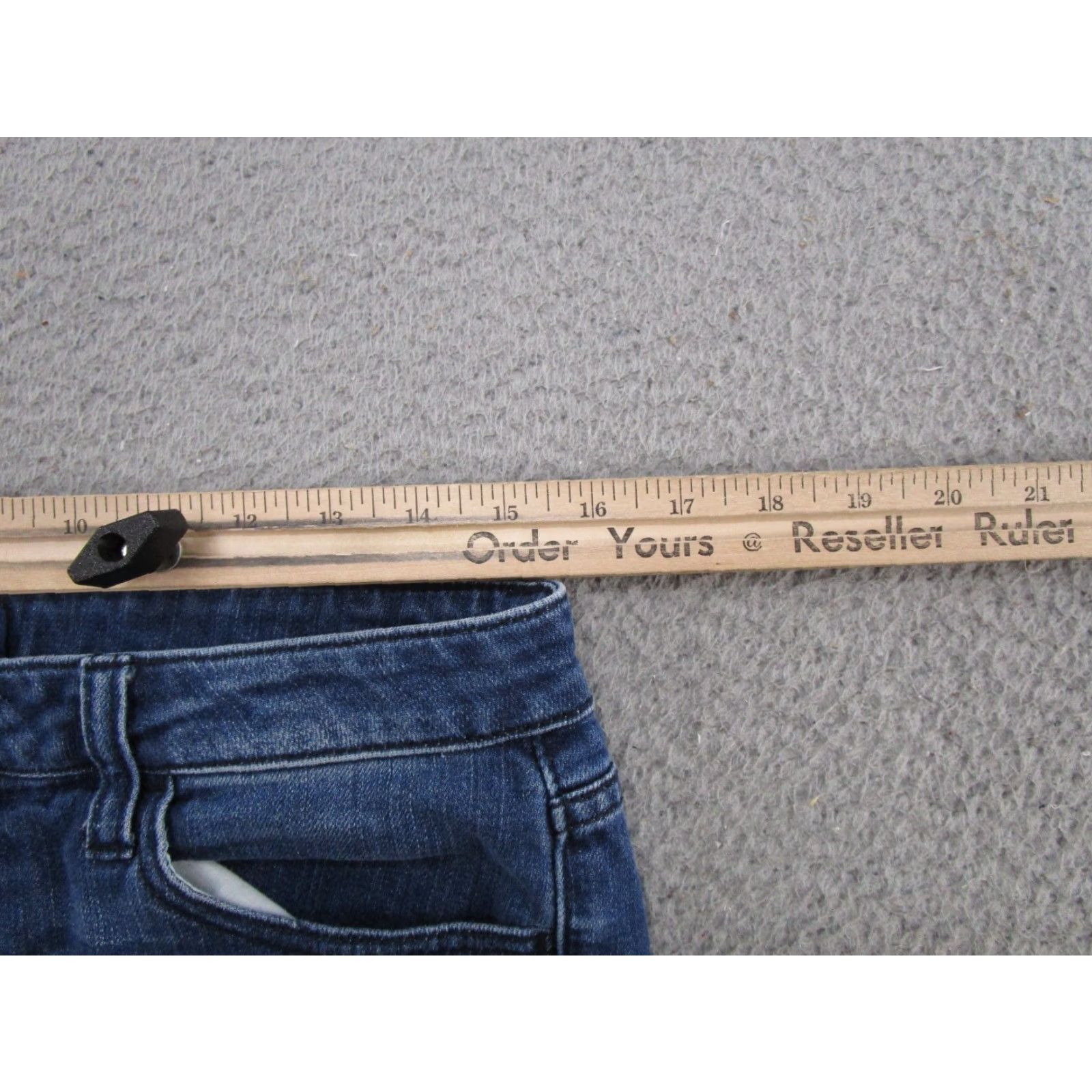 Wrangler Wrangler Womens Embroidered Aztec Navajo Skinny Jeans Junior 11/28 Blue Cotton Denim 5-Pocket Womens Jeans Aztec Vintage: No Size 32" / US 10 / IT 46 - 4 Thumbnail