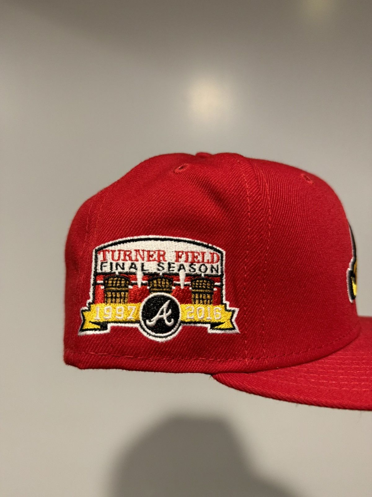Hat Club × MLB × New Era Hatclub Exclusive Atlanta Braves Crossover Cool Fashion 3/8 Size ONE SIZE - 2 Thumbnail