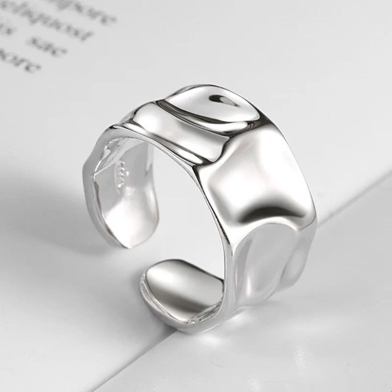 Jewelry Abstrct Handmade Adjustable Ring Size ONE SIZE - 1 Thumbnail