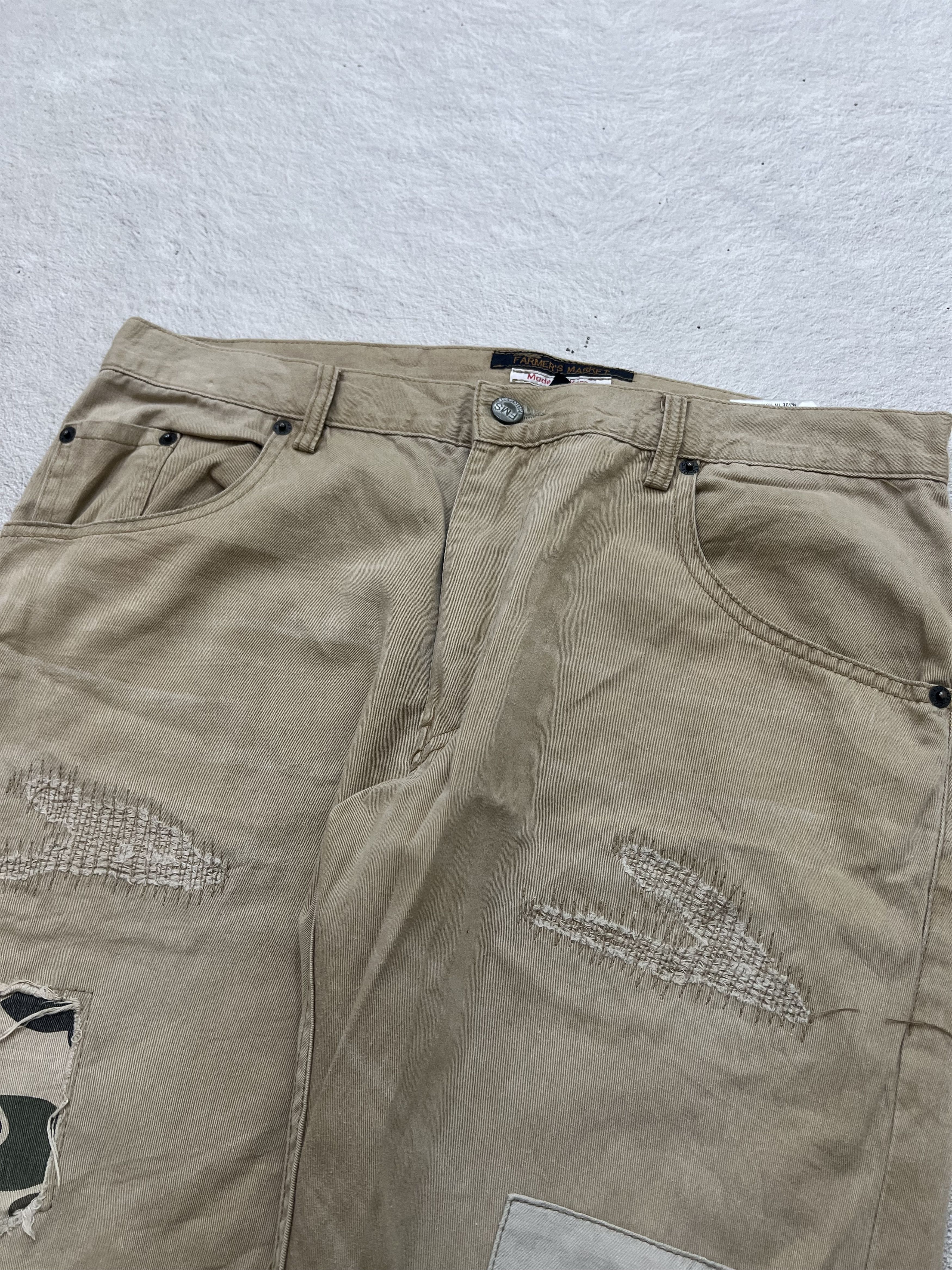 Japanese Brand 2000s Hysteric Patchwork Flare Bootcut Chino y2k Lgb Ifsix Size US 34 / EU 50 - 4 Thumbnail