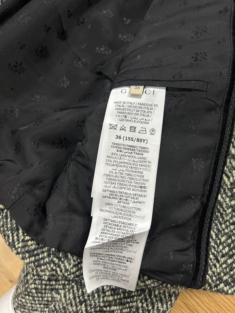 Gucci GucciBlended equestrian silhouette jacket 2503-Nextarrow Size XXS / US 00 / IT 34 - 9 Thumbnail